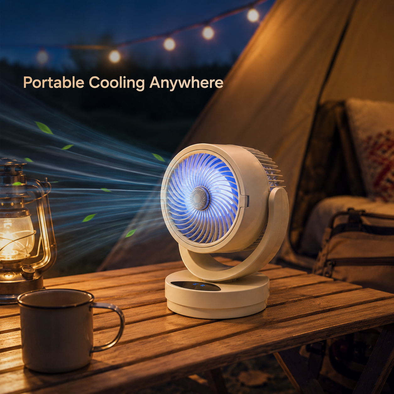 Ventilateur de table extérieur Ruquinaris