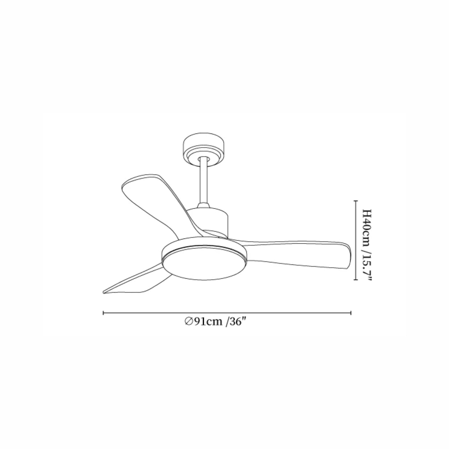 Ventilateur de plafond Ouvigne