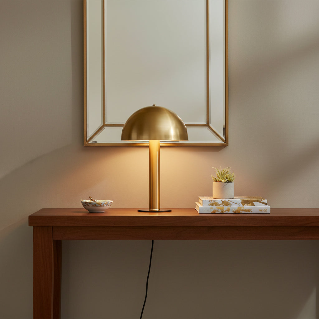Lampe de table champignon Dovéaire