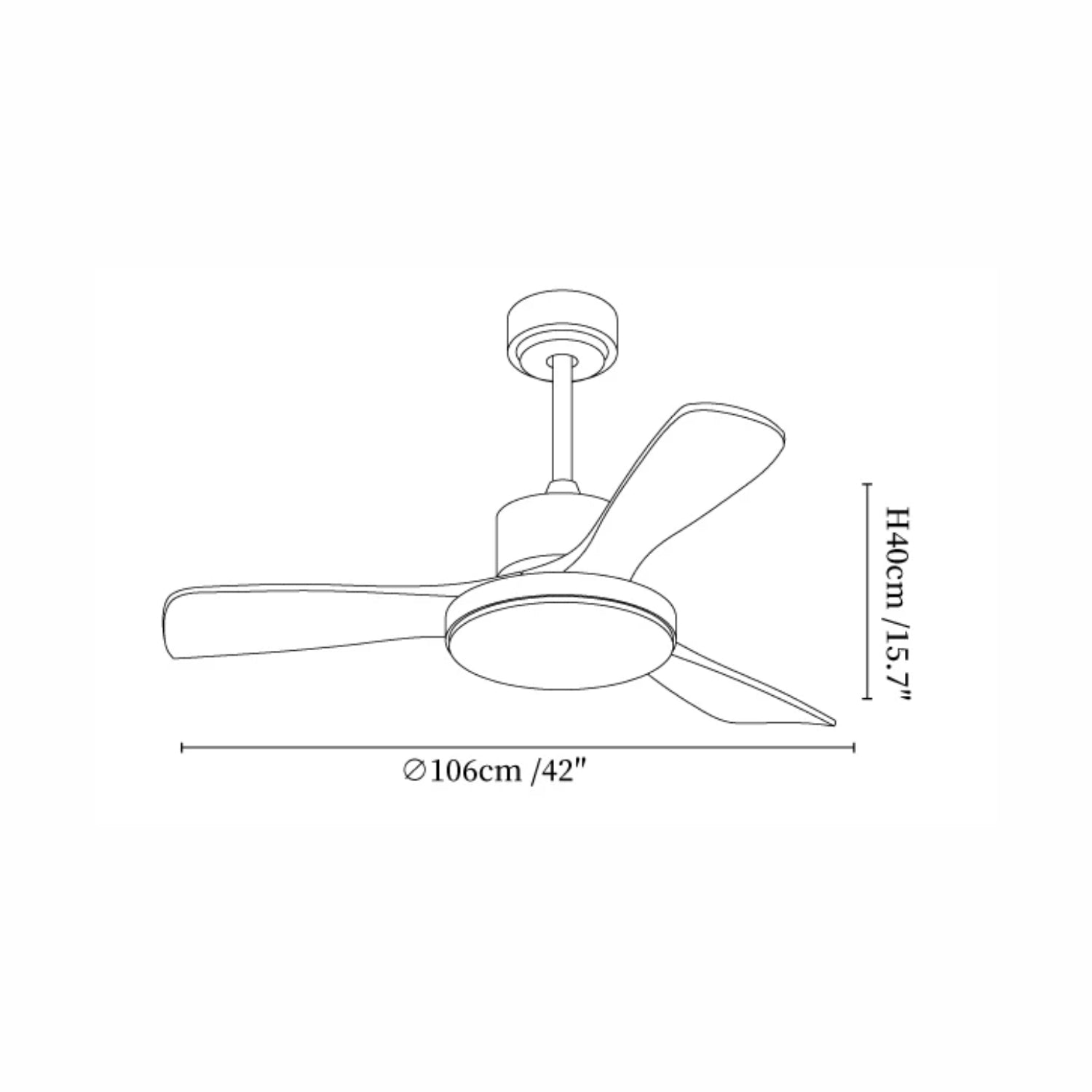 Ventilateur de plafond Ouvigne