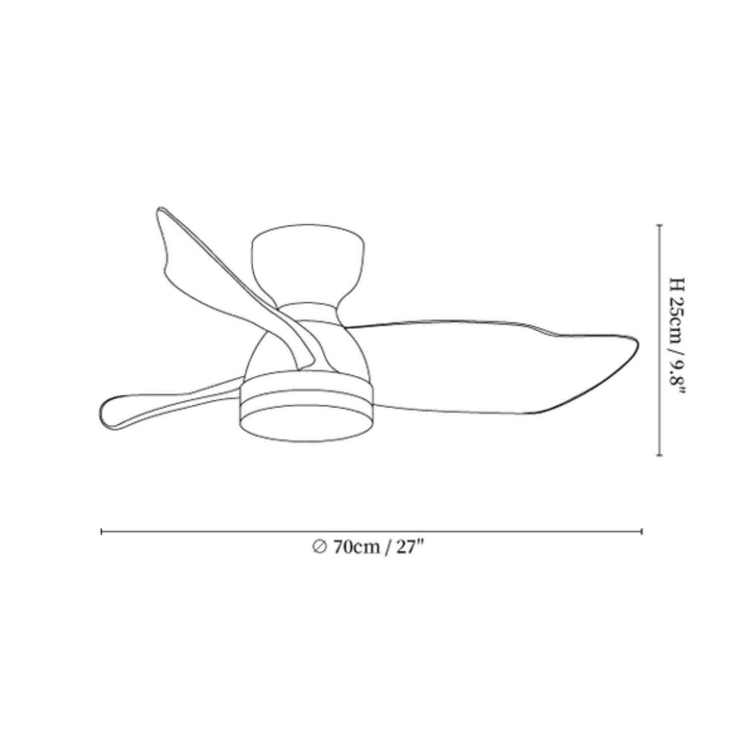 Ventilateur de plafond Taéllya