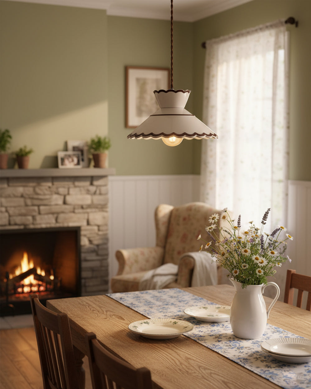 Suspension vintage Solliorelle
