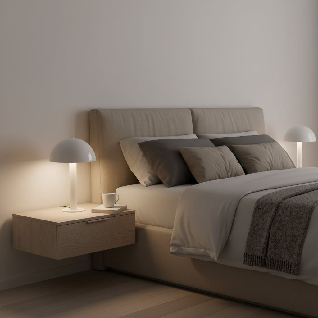 Lampe de table champignon Dovéaire