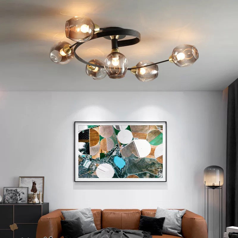 Plafonnier moderne Molunéella