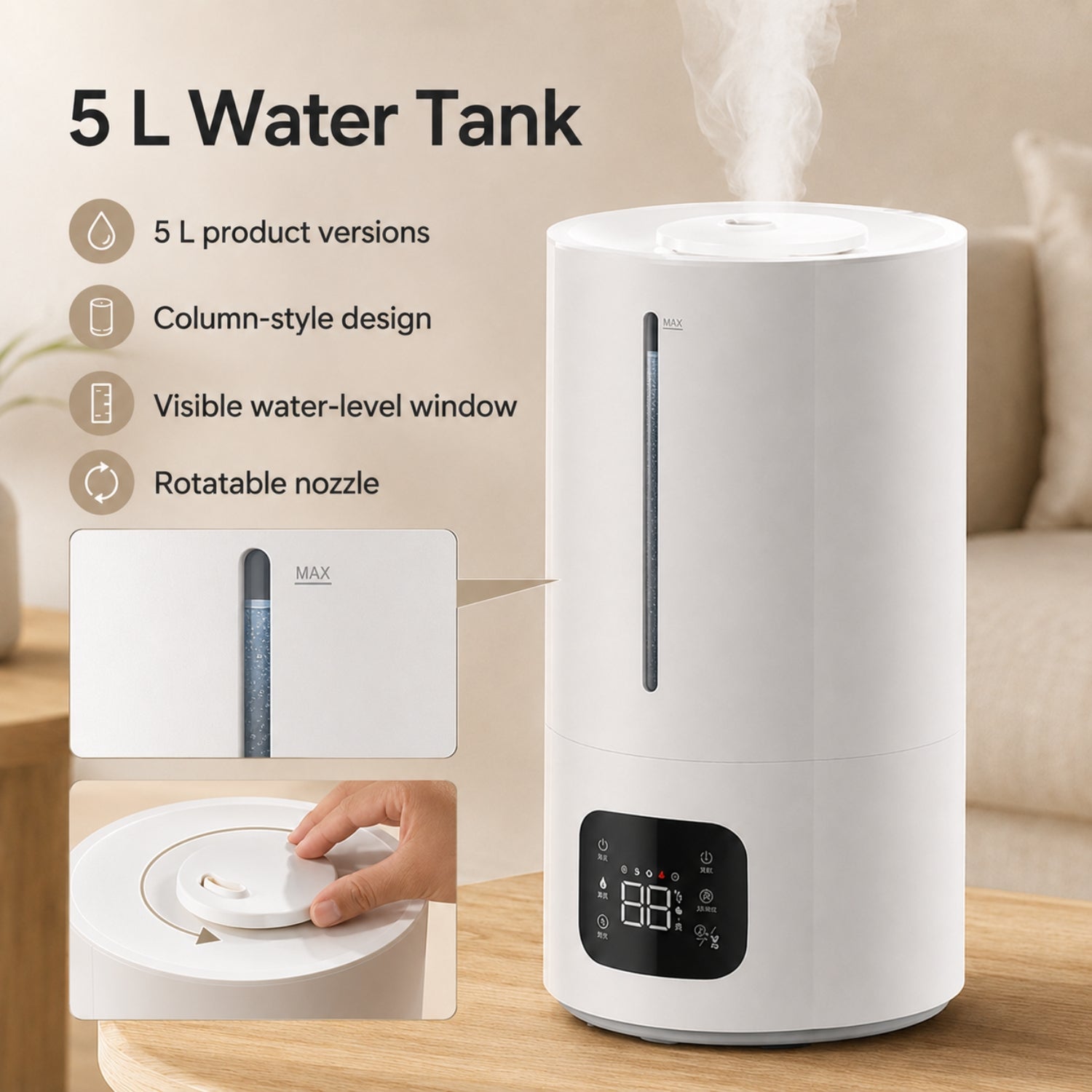 HEMIRO - Humidificateur