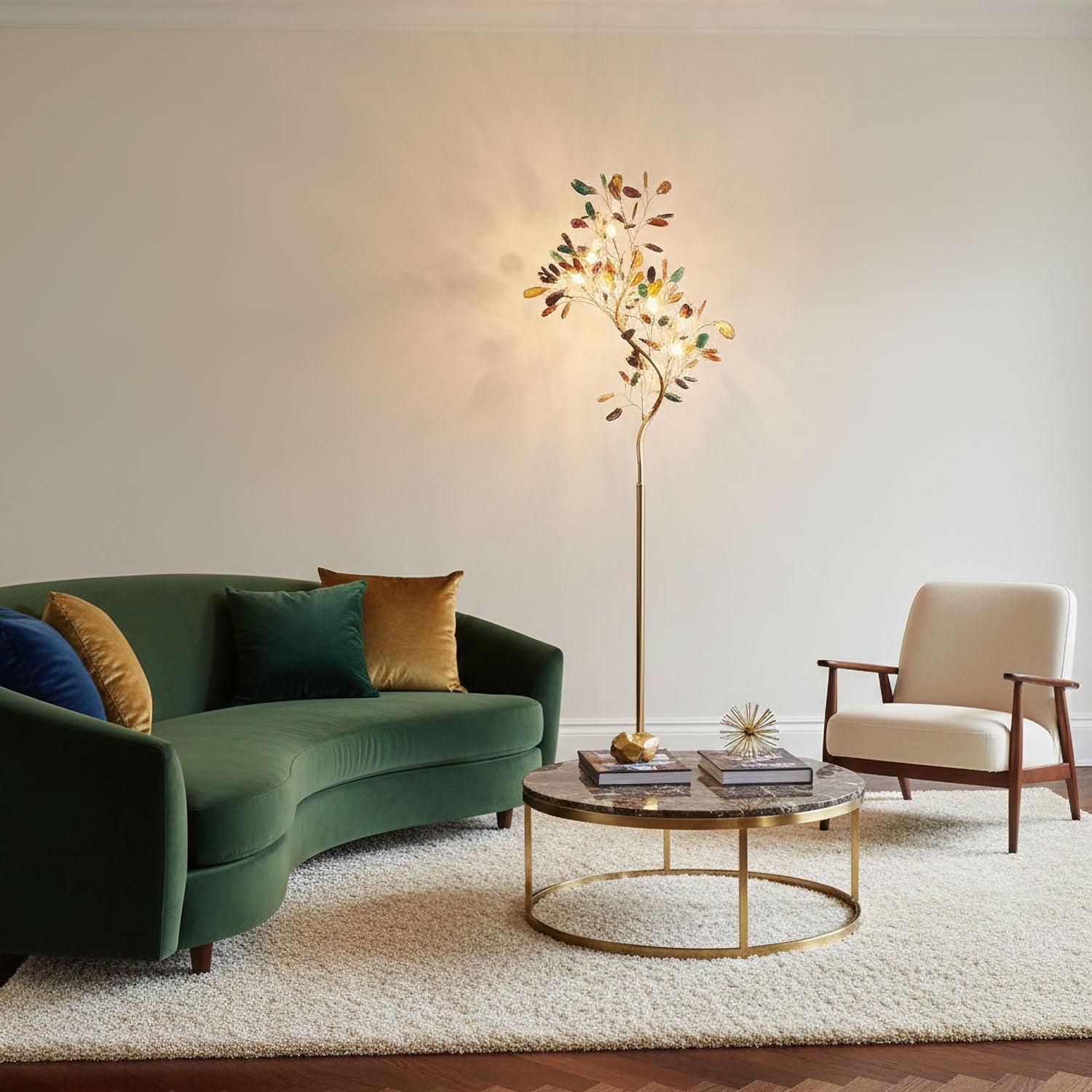 Lampadaire sculptural Quvalia