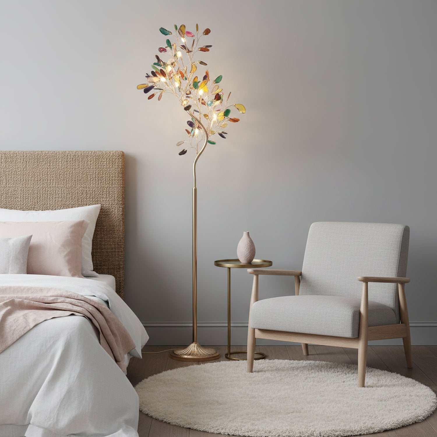 Lampadaire sculptural Quvalia