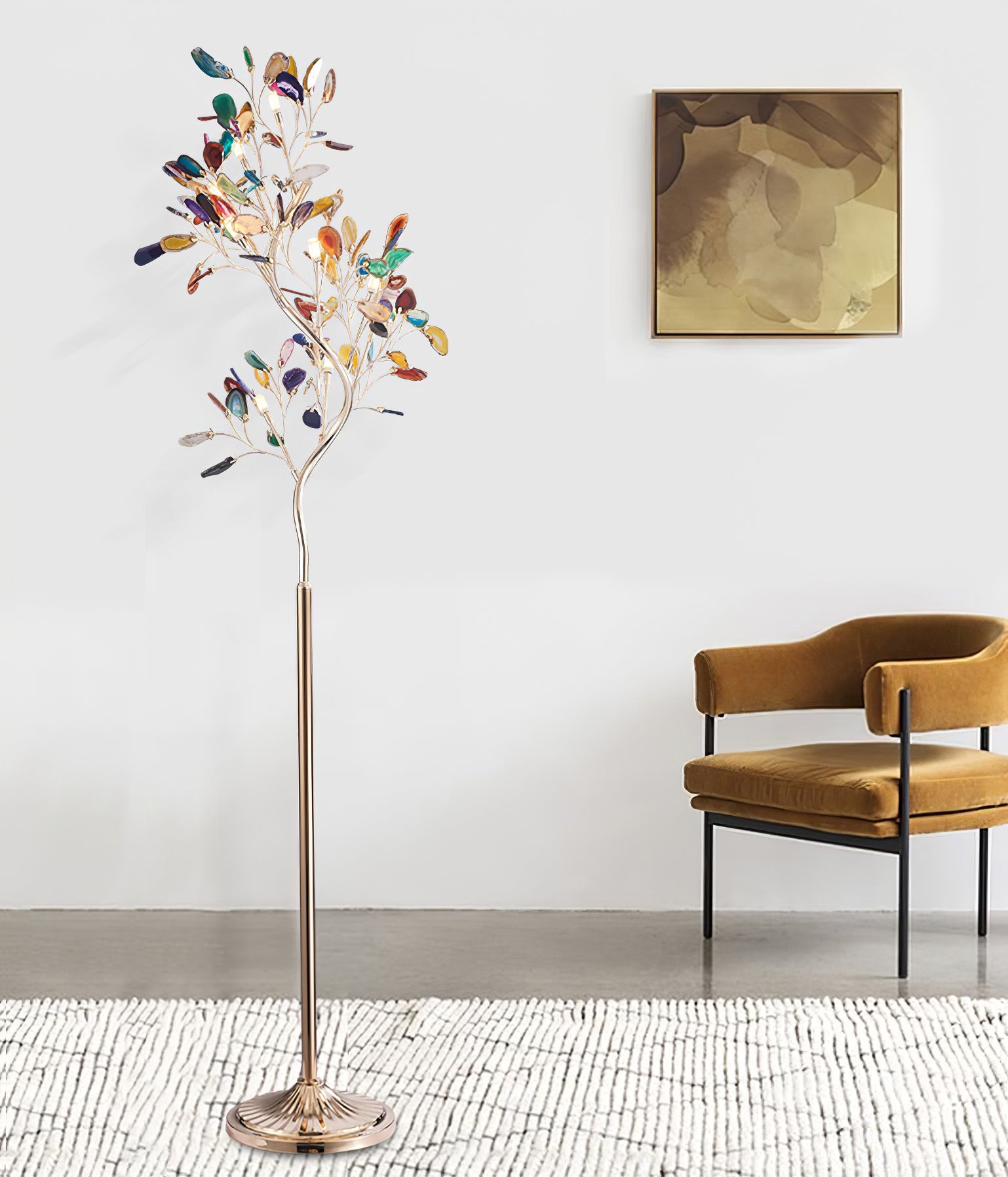 Lampadaire sculptural Quvalia