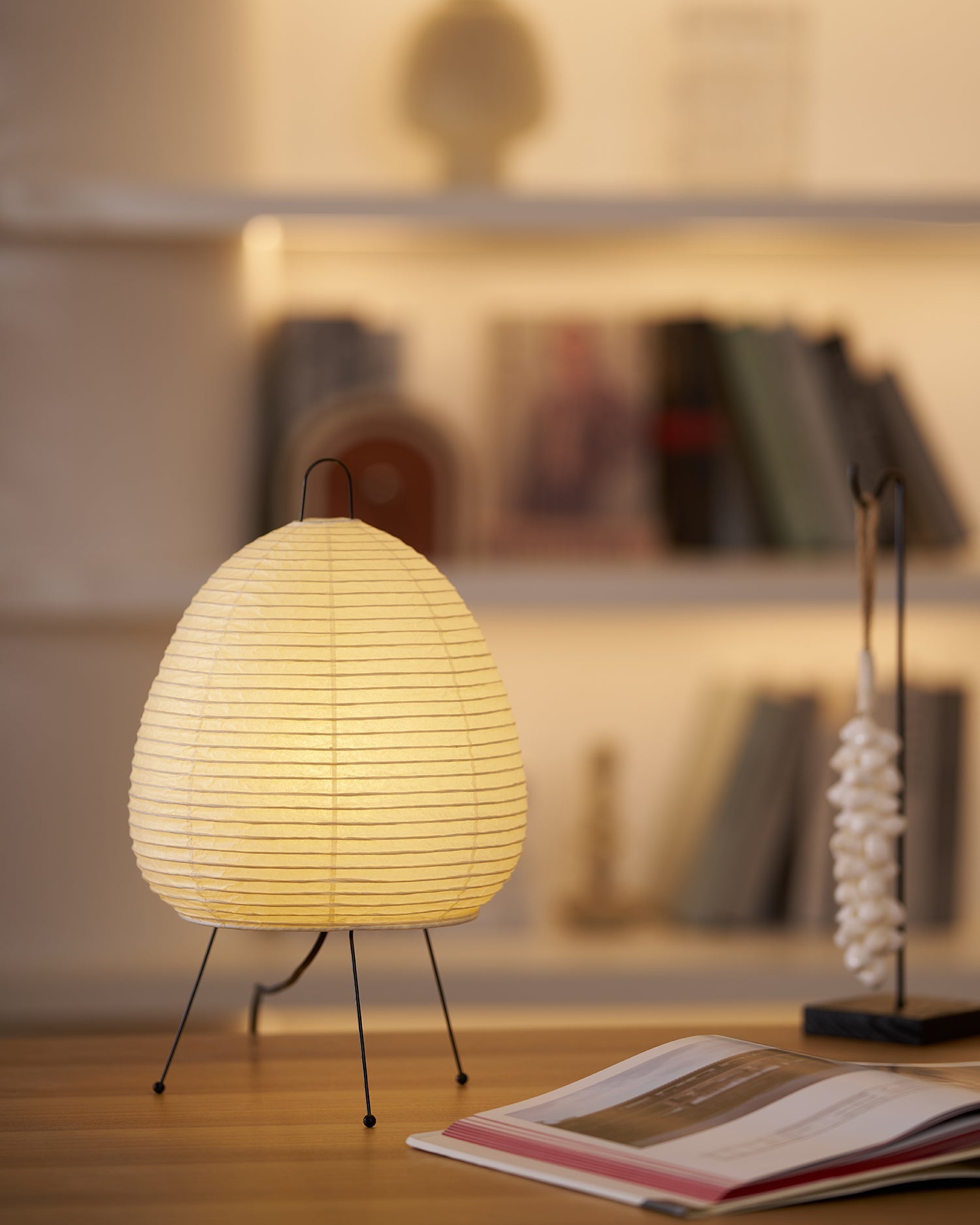 Lampe de table japonaise Soloza