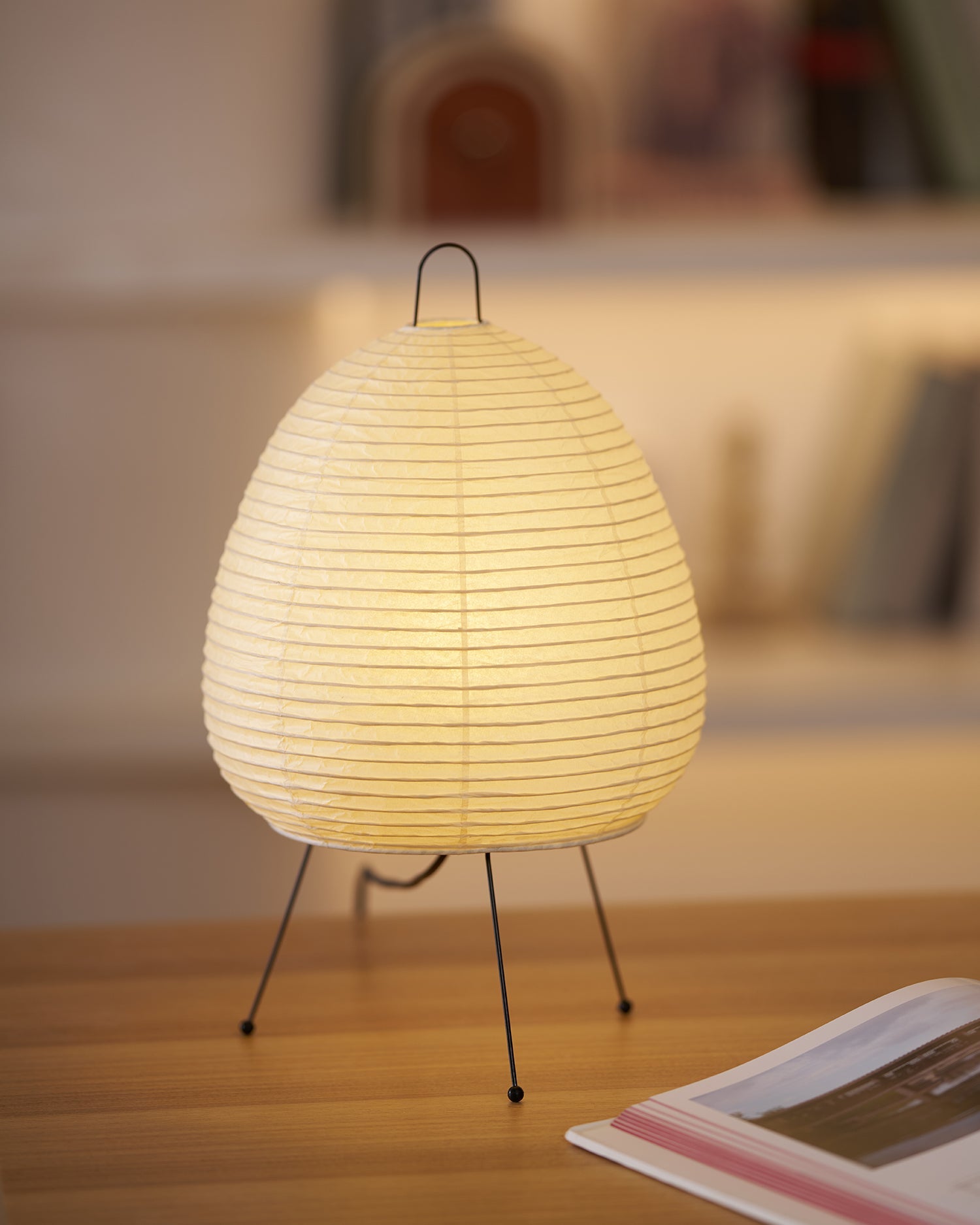 Lampe de table japonaise Soloza