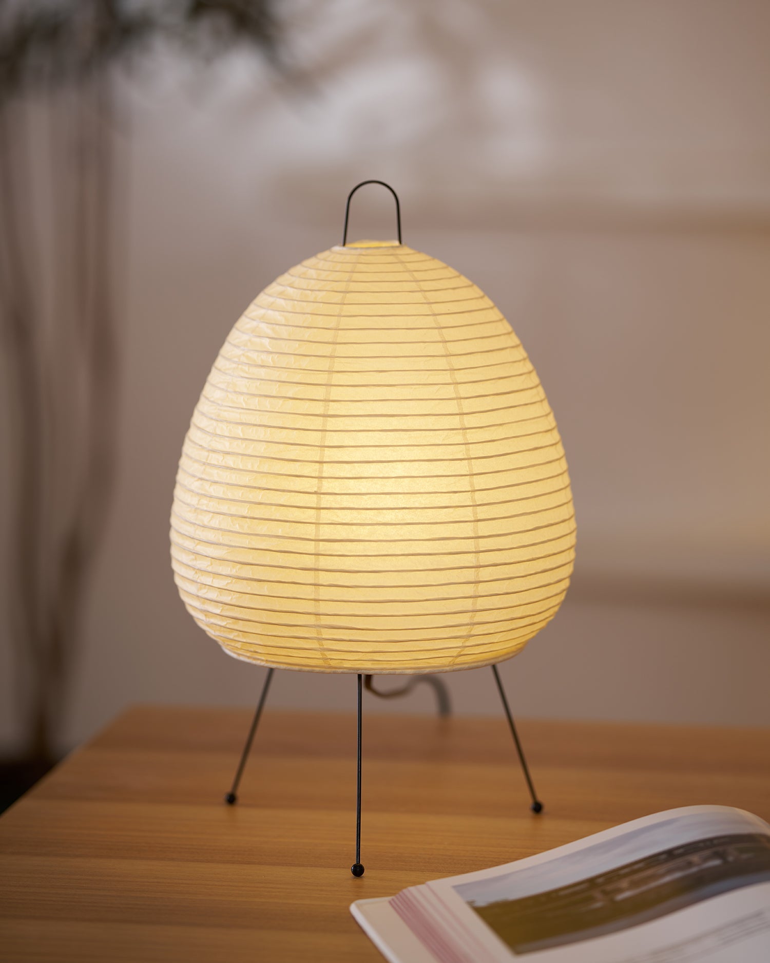 Lampe de table japonaise Soloza