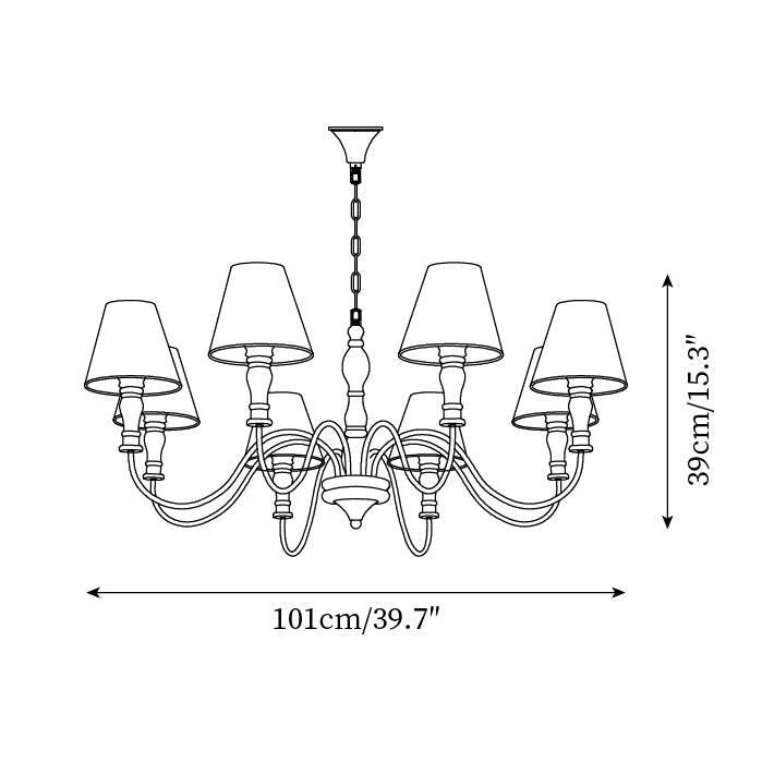 Lustre floral Celenvaux