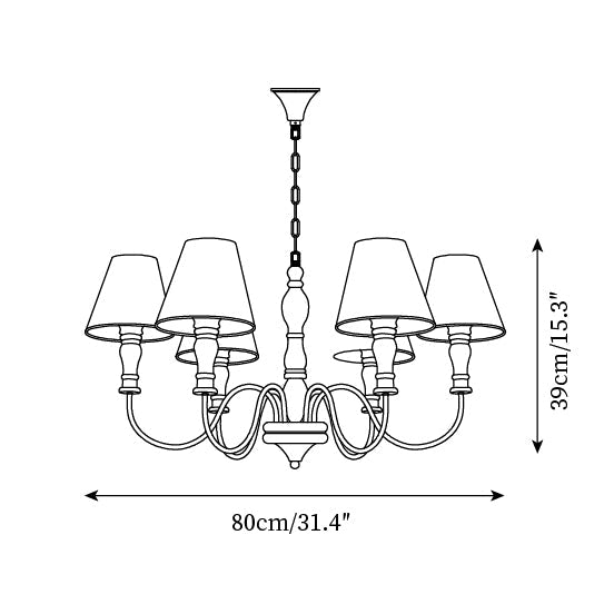 Lustre floral Celenvaux