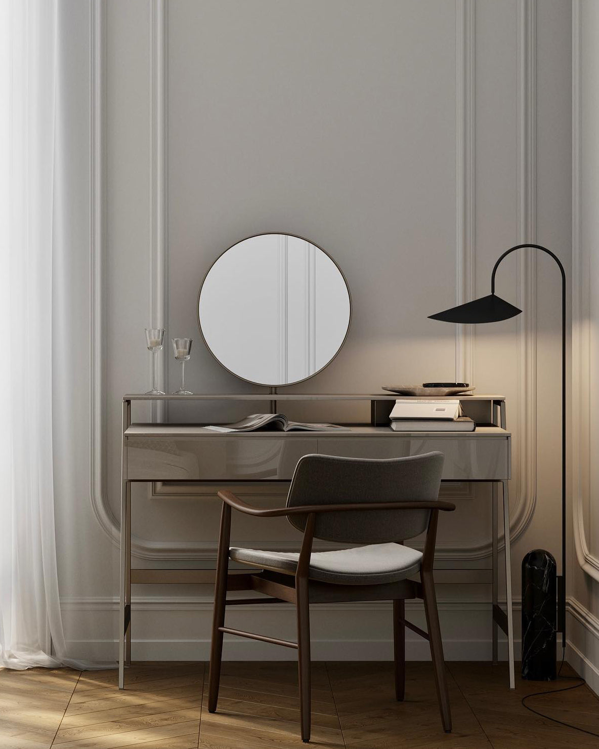 Lampadaire minimaliste Loovis