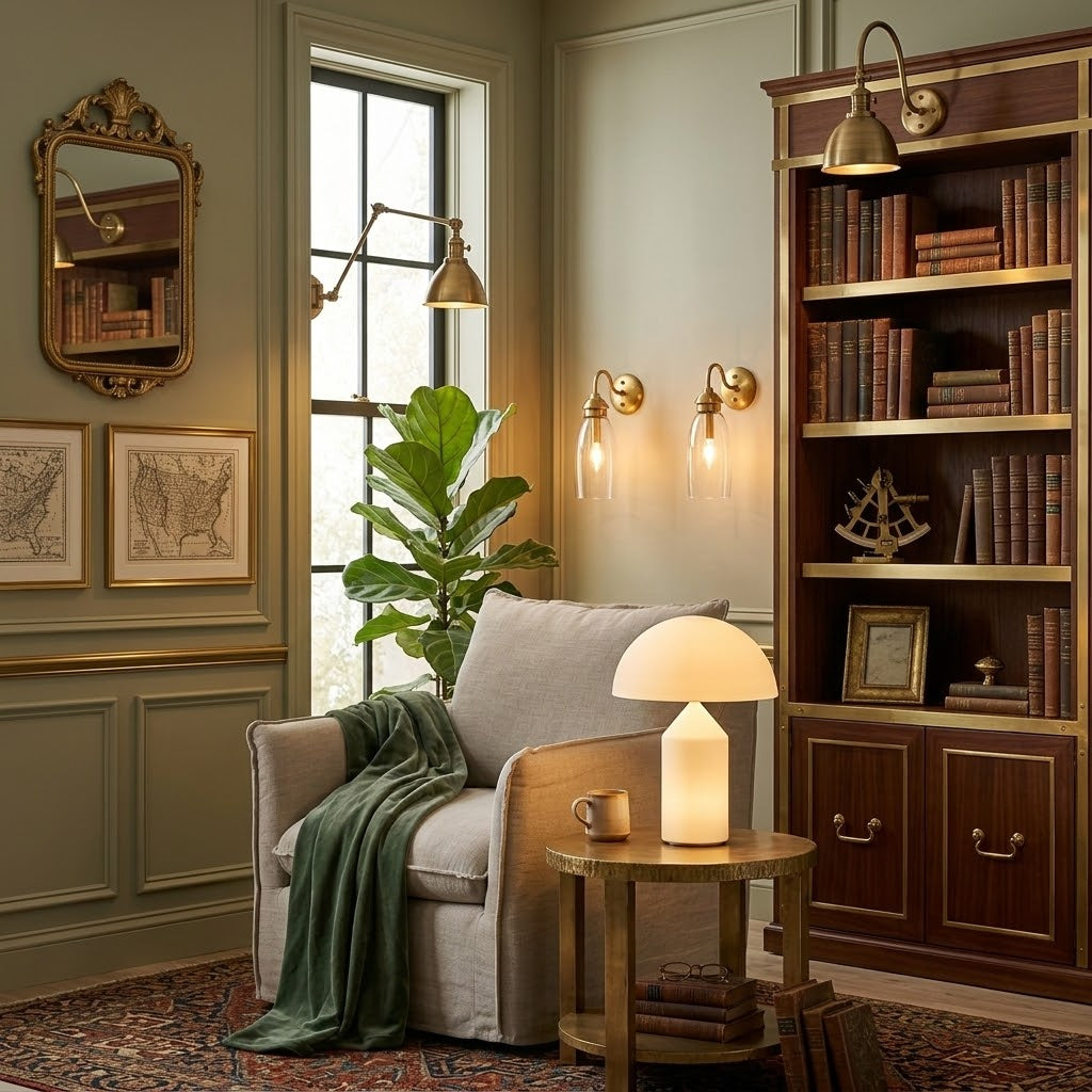 Lampe de table champignon Reemont