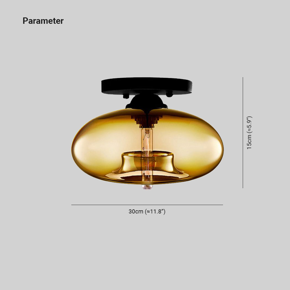 Plafonnier globe Lamiron