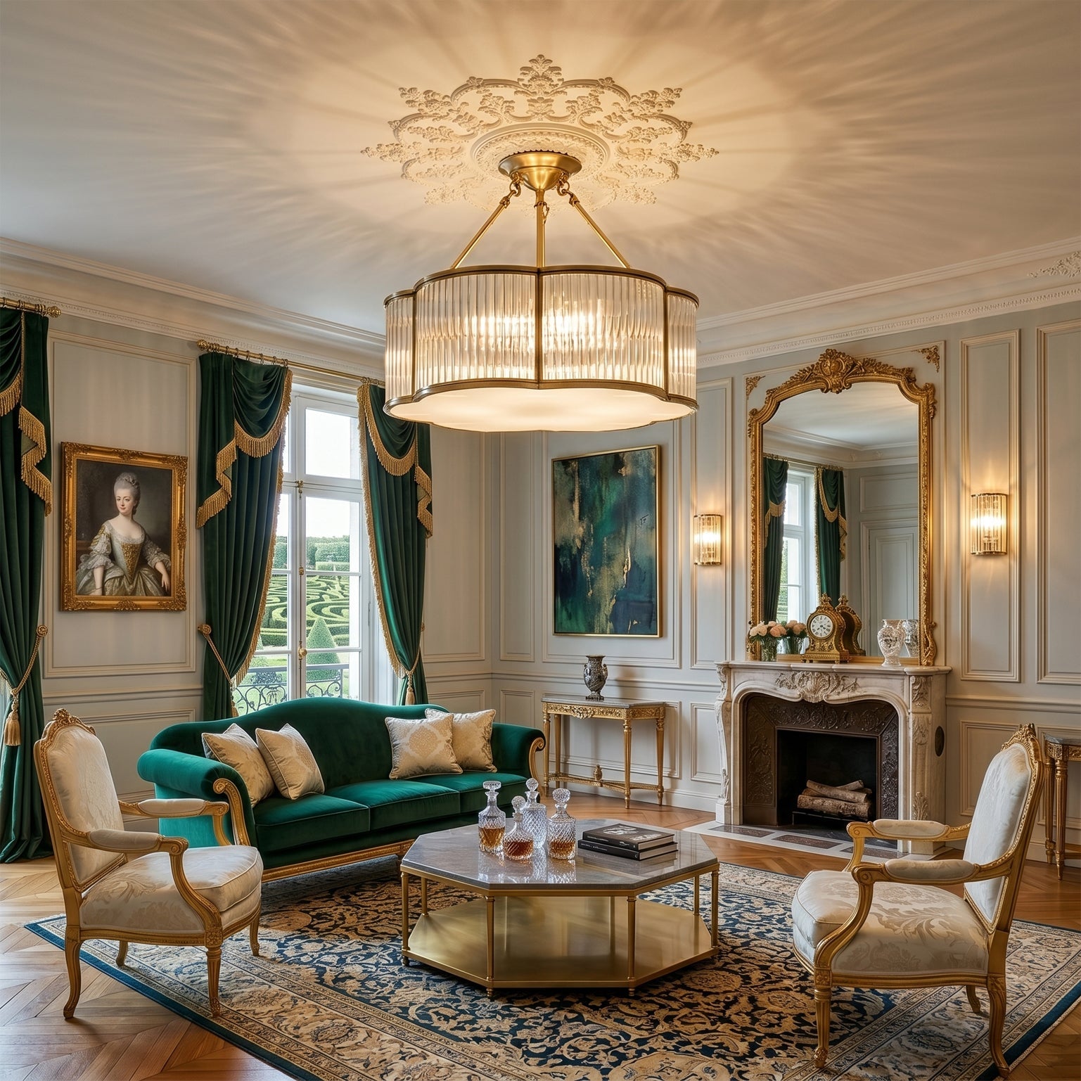 Lustre quadrilobe Melronoris