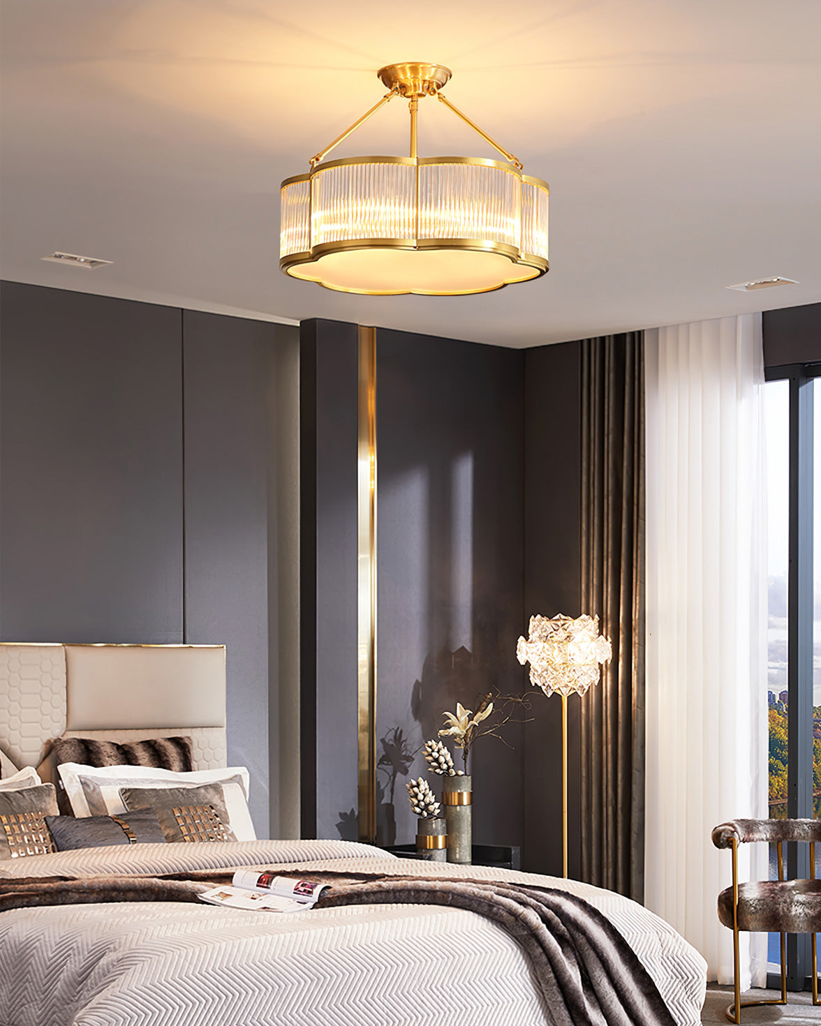Lustre quadrilobe Melronoris