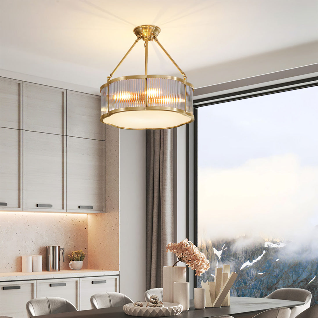 Lustre quadrilobe Melronoris