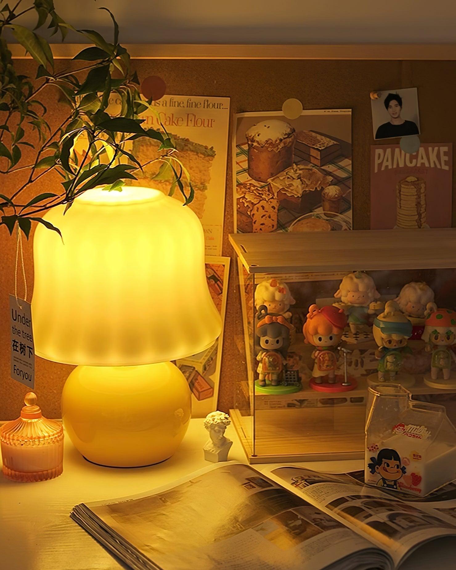 Lampe de table champignon Soraninor