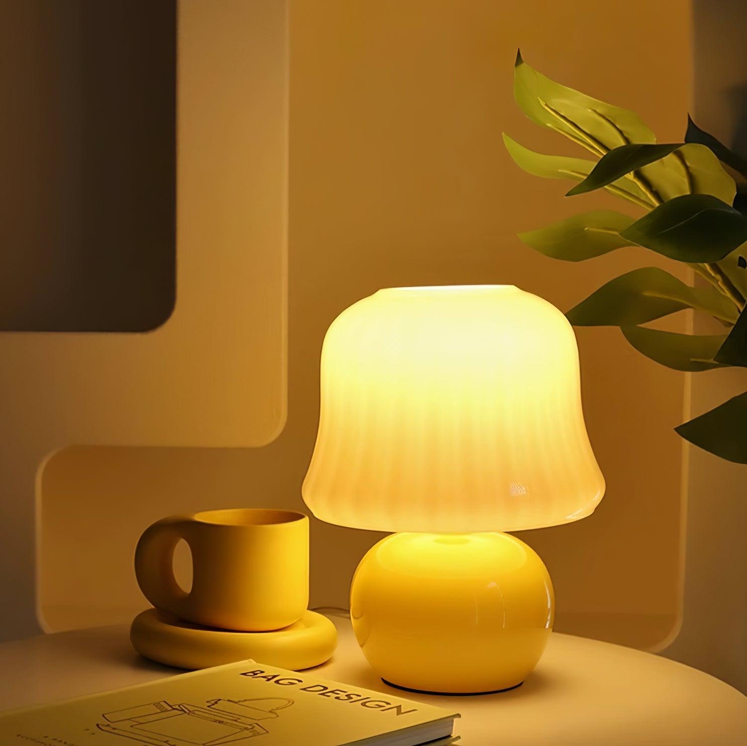 Lampe de table champignon Soraninor