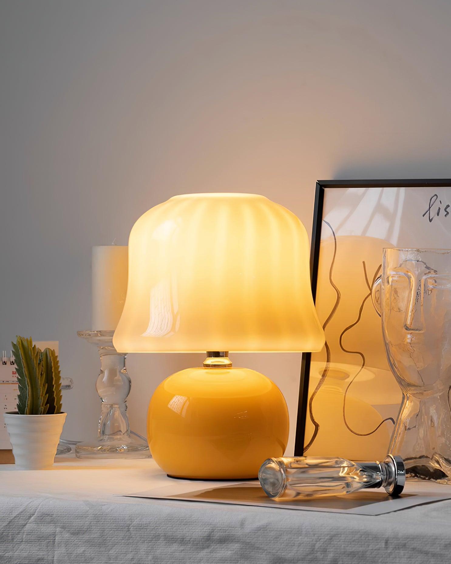 Lampe de table champignon Soraninor
