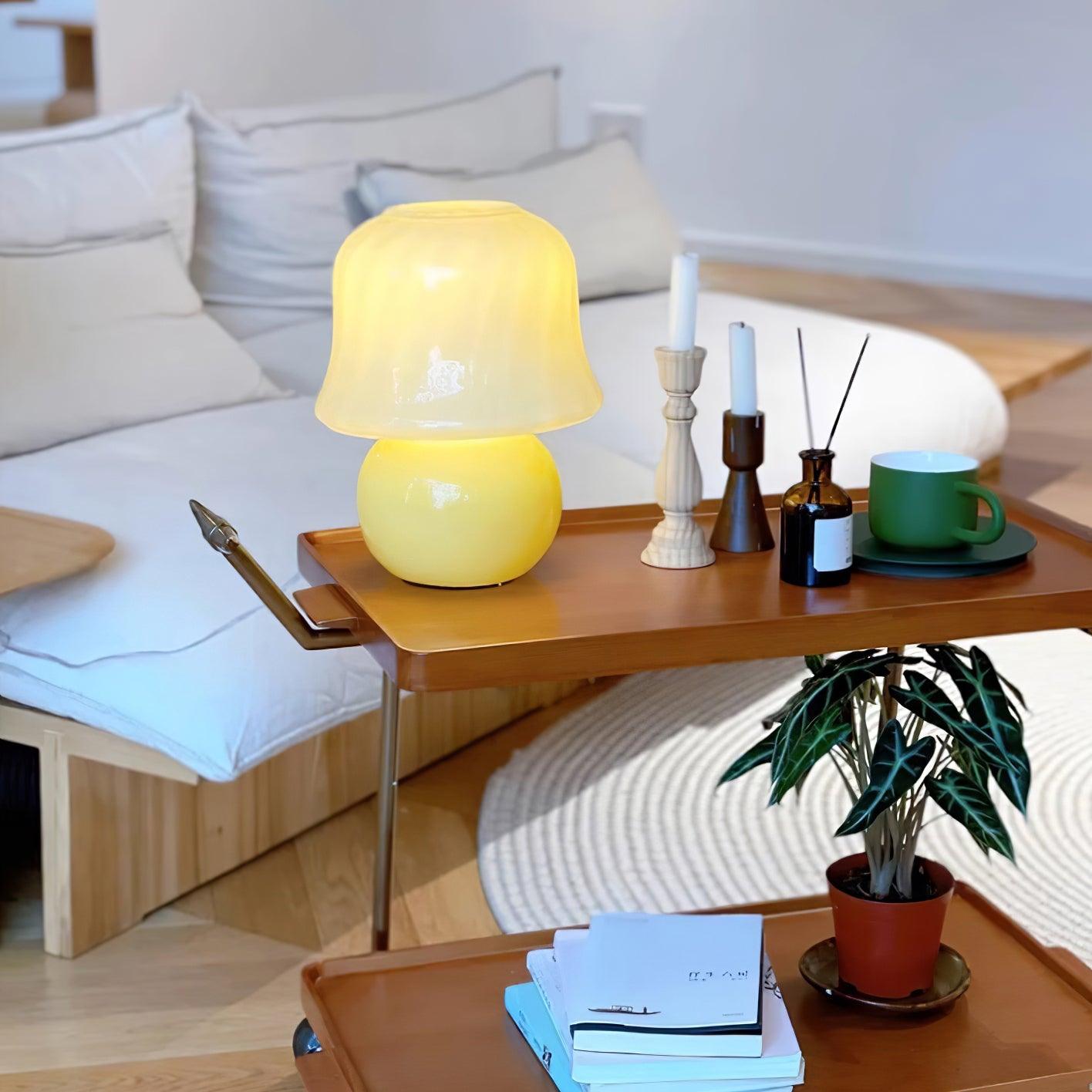 Lampe de table champignon Soraninor