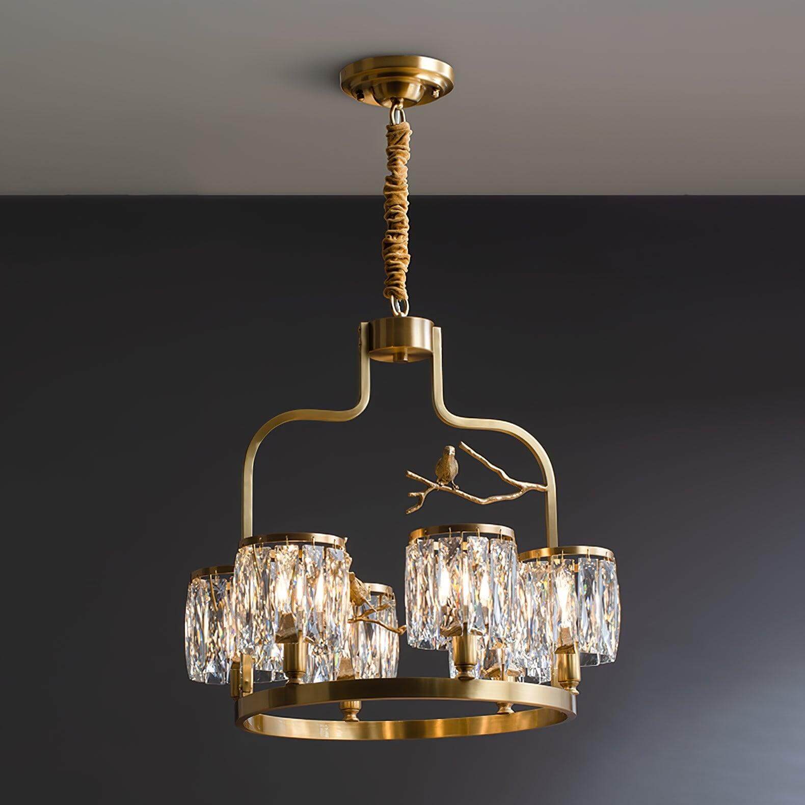Lustre oiseaux Quzovoux