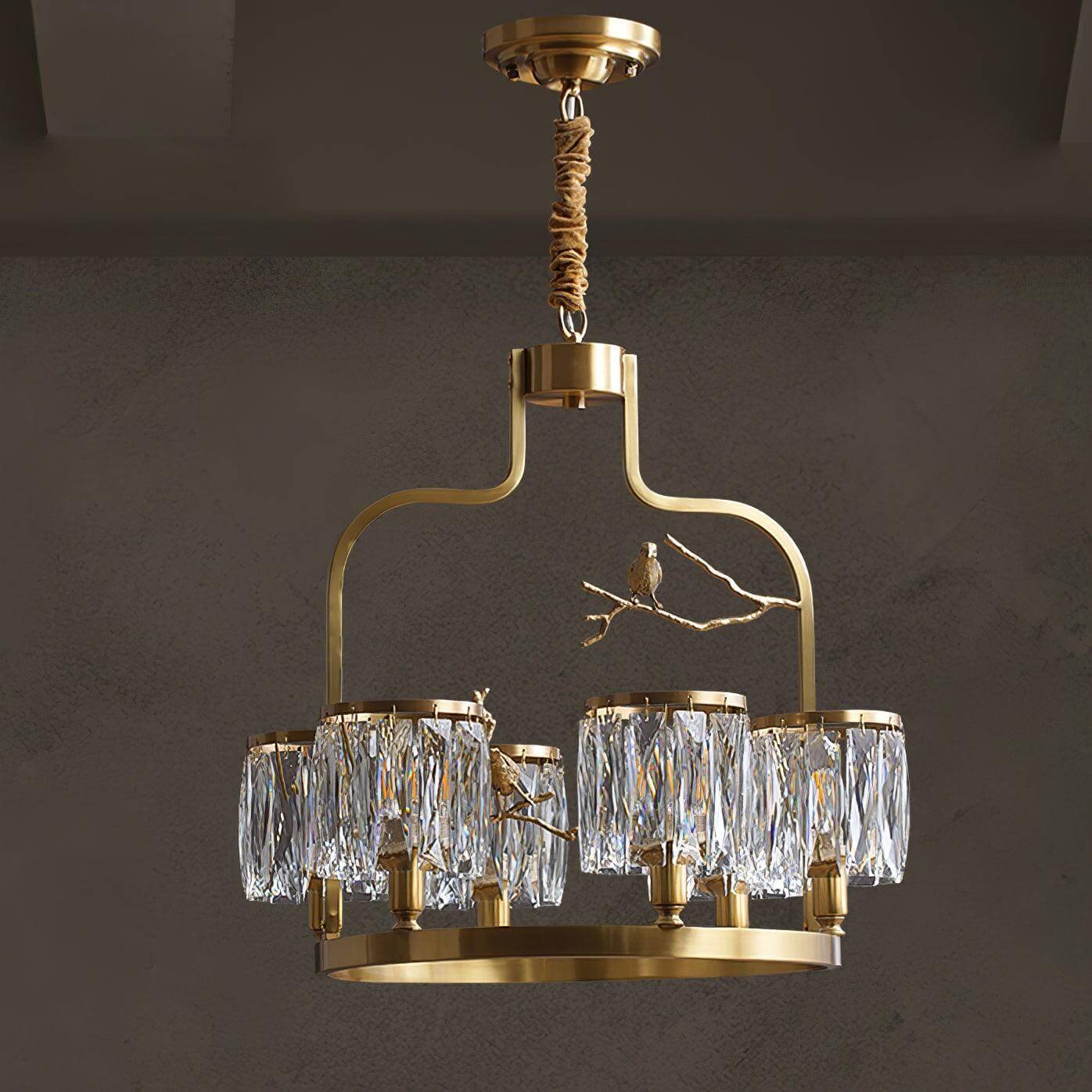 Lustre oiseaux Quzovoux
