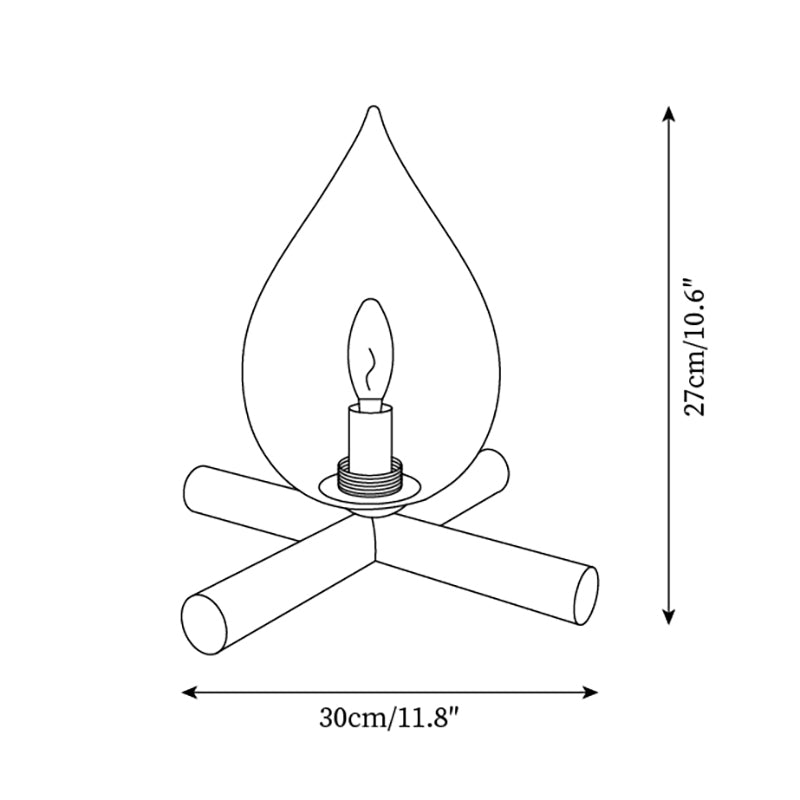 Lampe de table Clronvaux