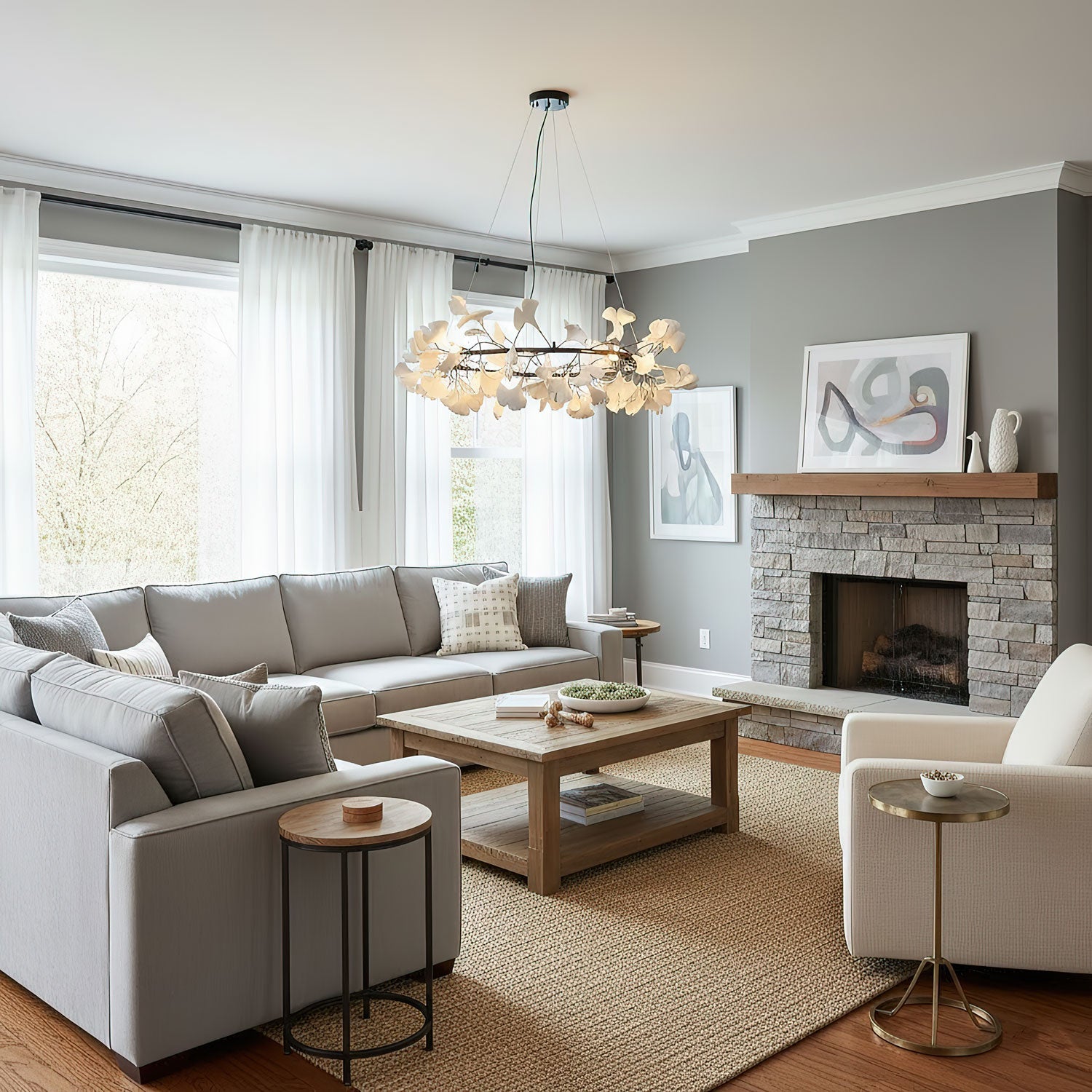 Lustre rond Arosora