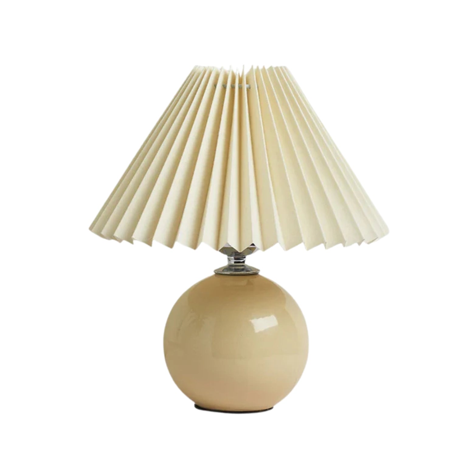 Lampe de table plissée Haionoris