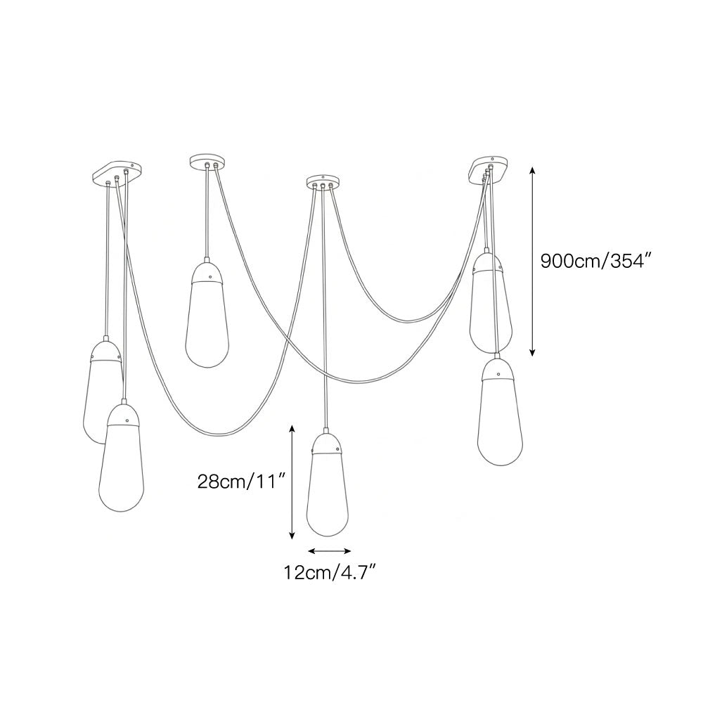 Suspension multiple Clamontaire