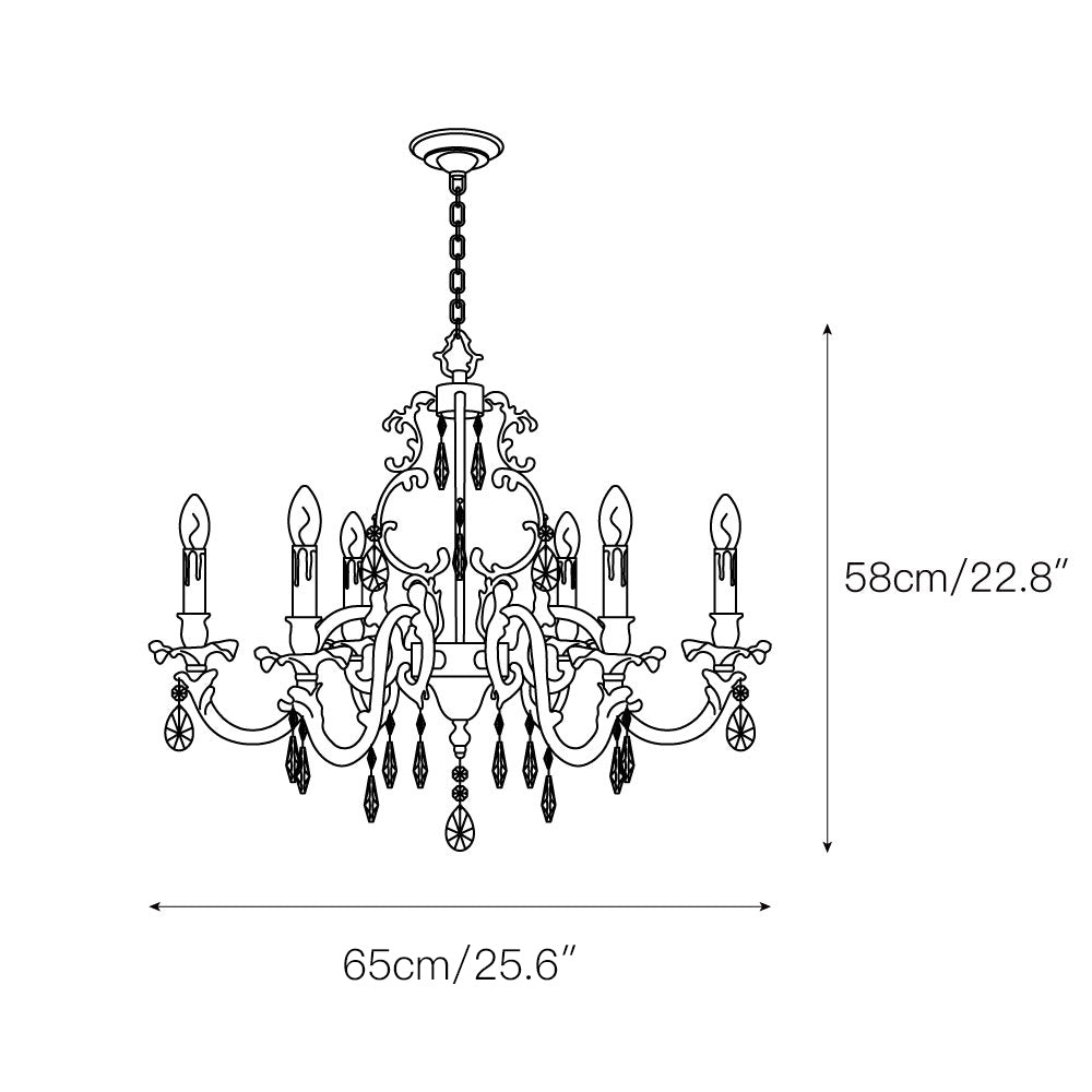 Lustre baroque Tevionévia
