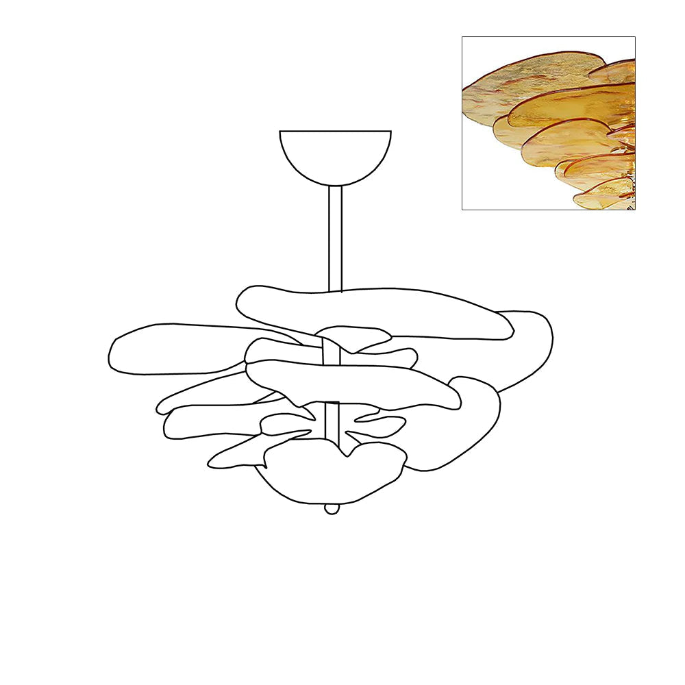 Lustre cascade Norelvia