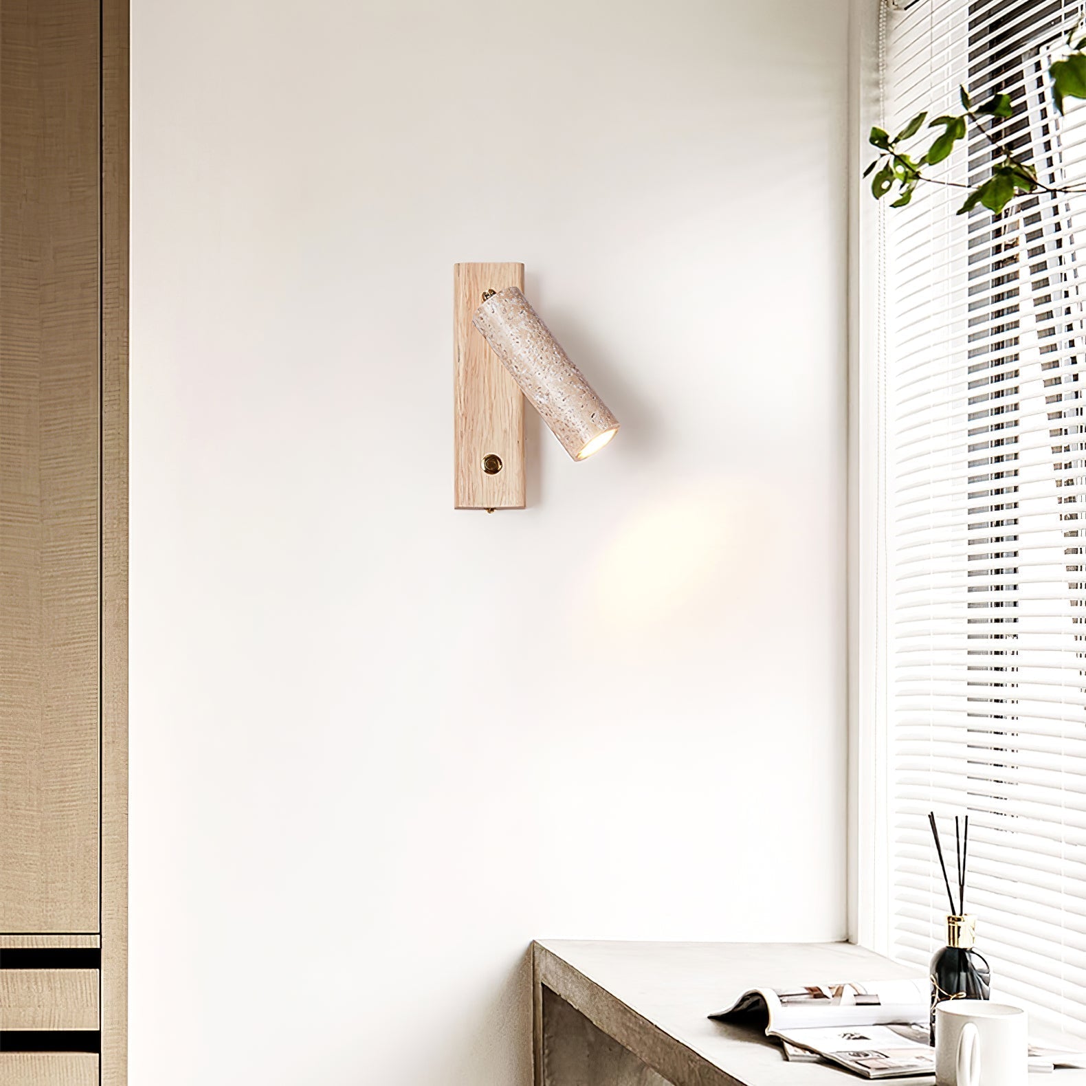 Applique murale cylindrique Fiiror
