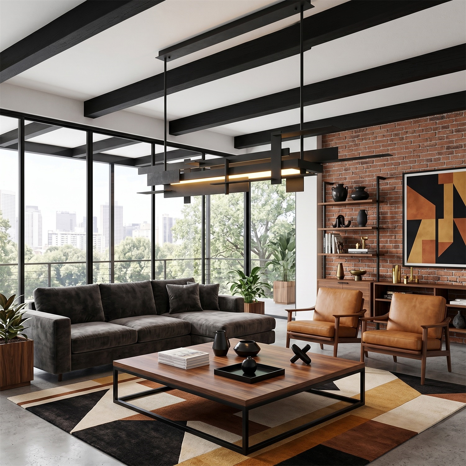 Suspension moderne Emclaire