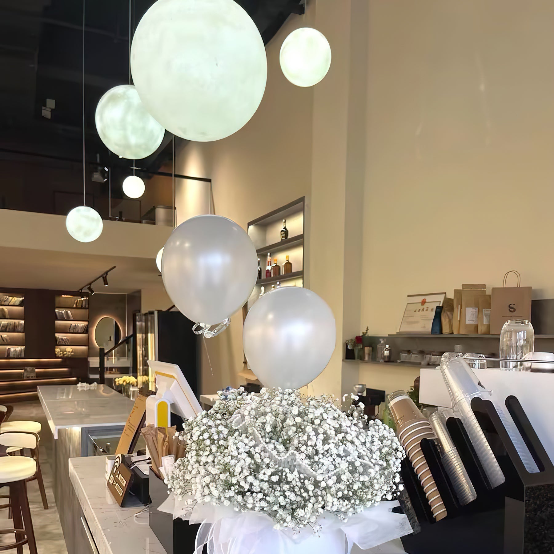 Suspension globe Mirronos