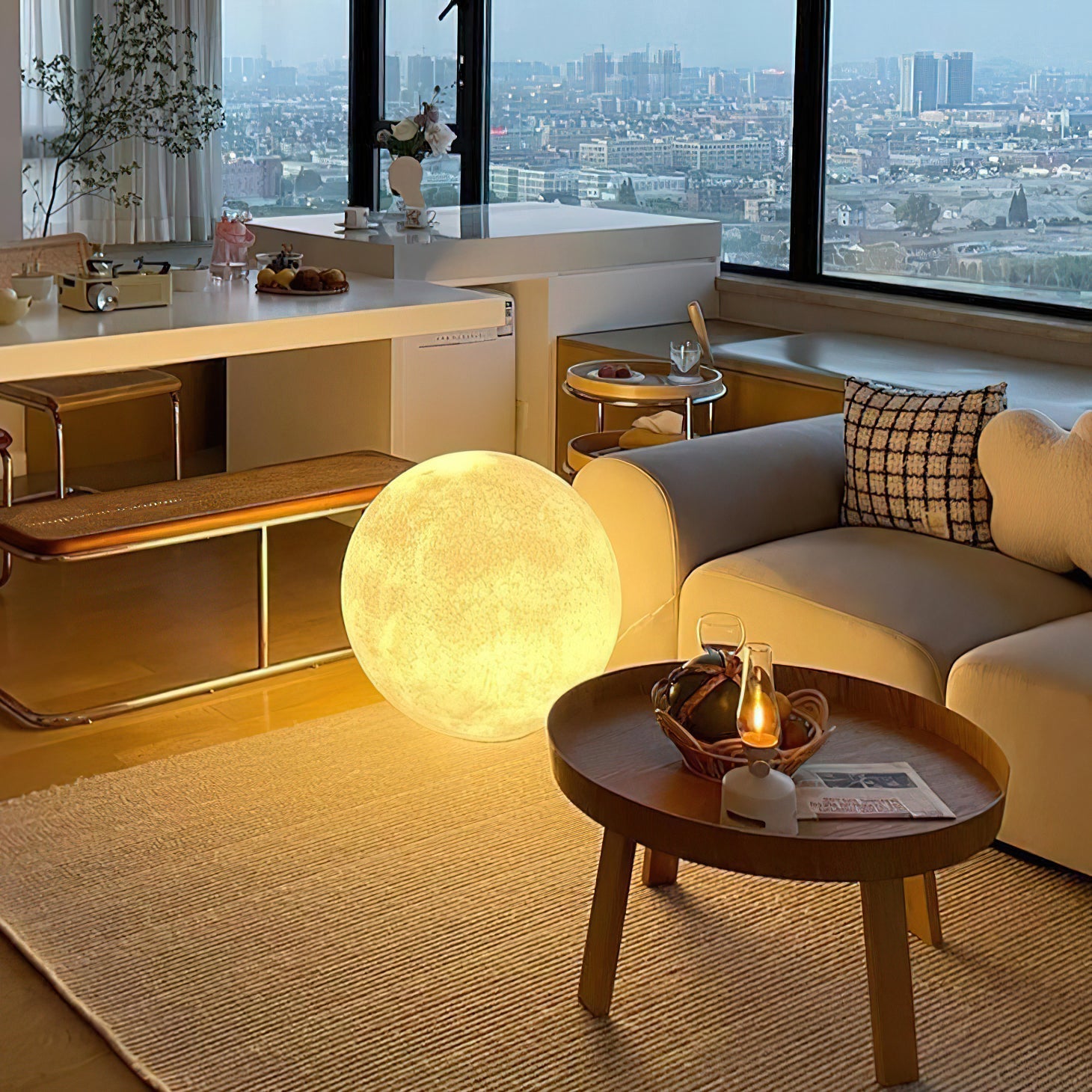 Suspension globe Mirronos