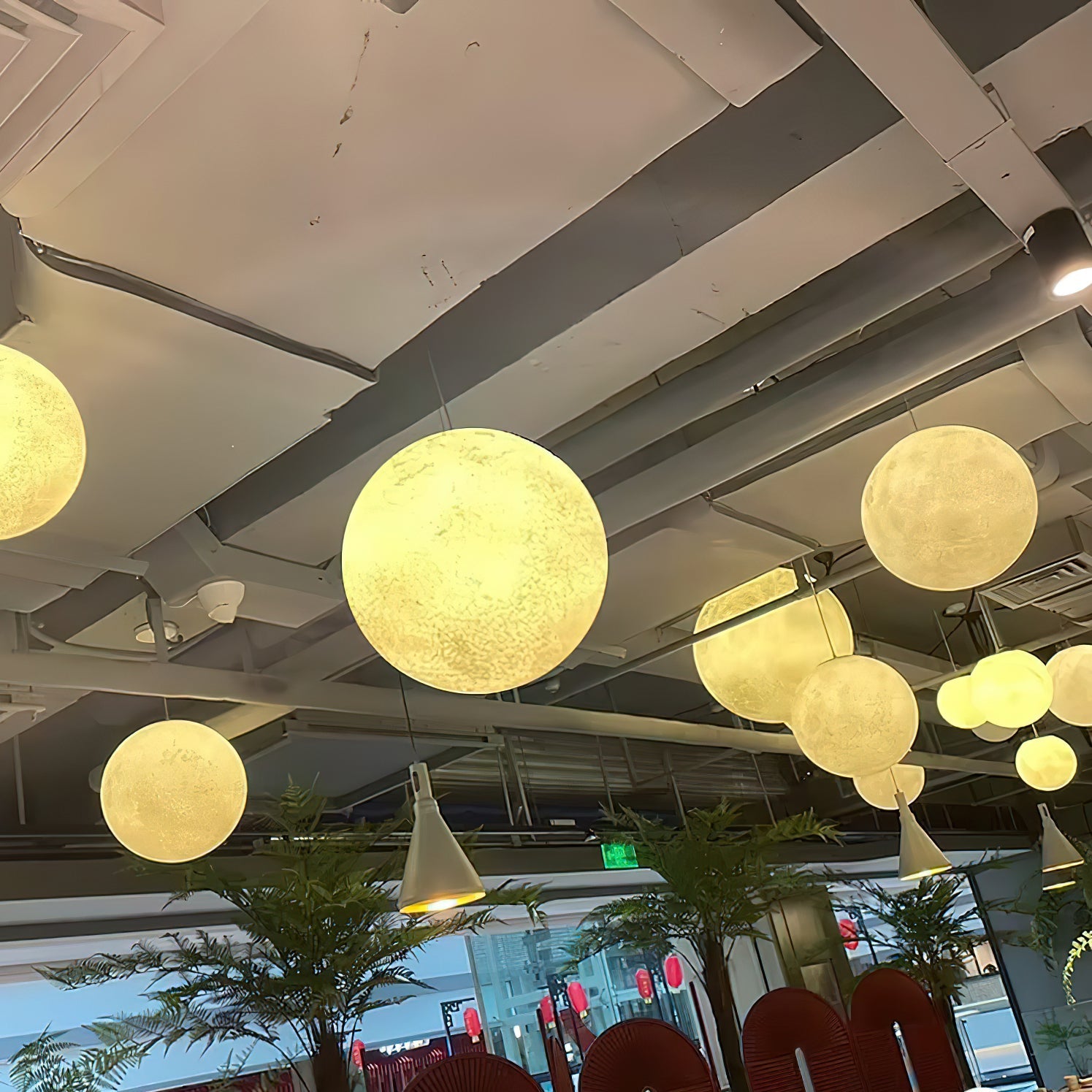 Suspension globe Mirronos