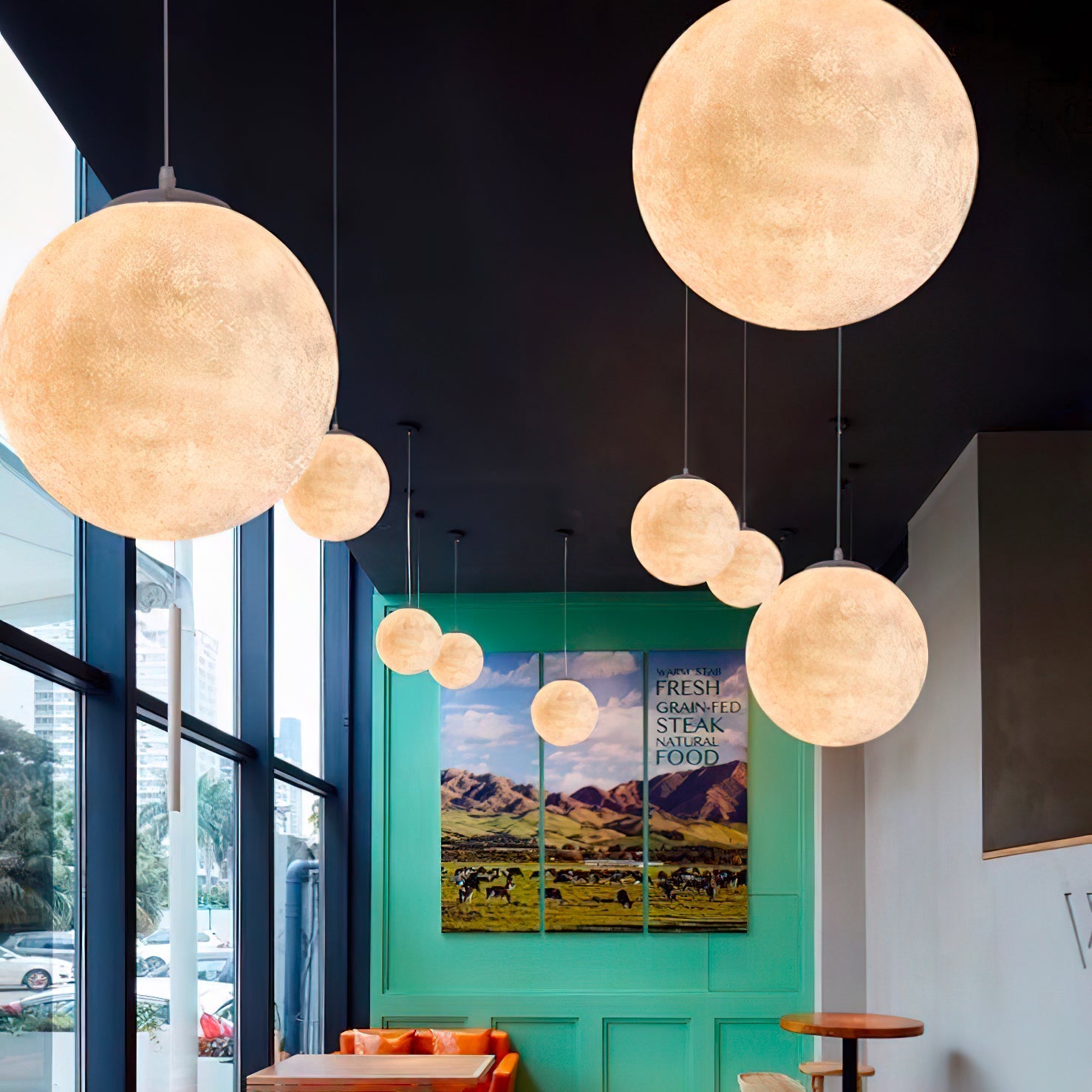 Suspension globe Mirronos