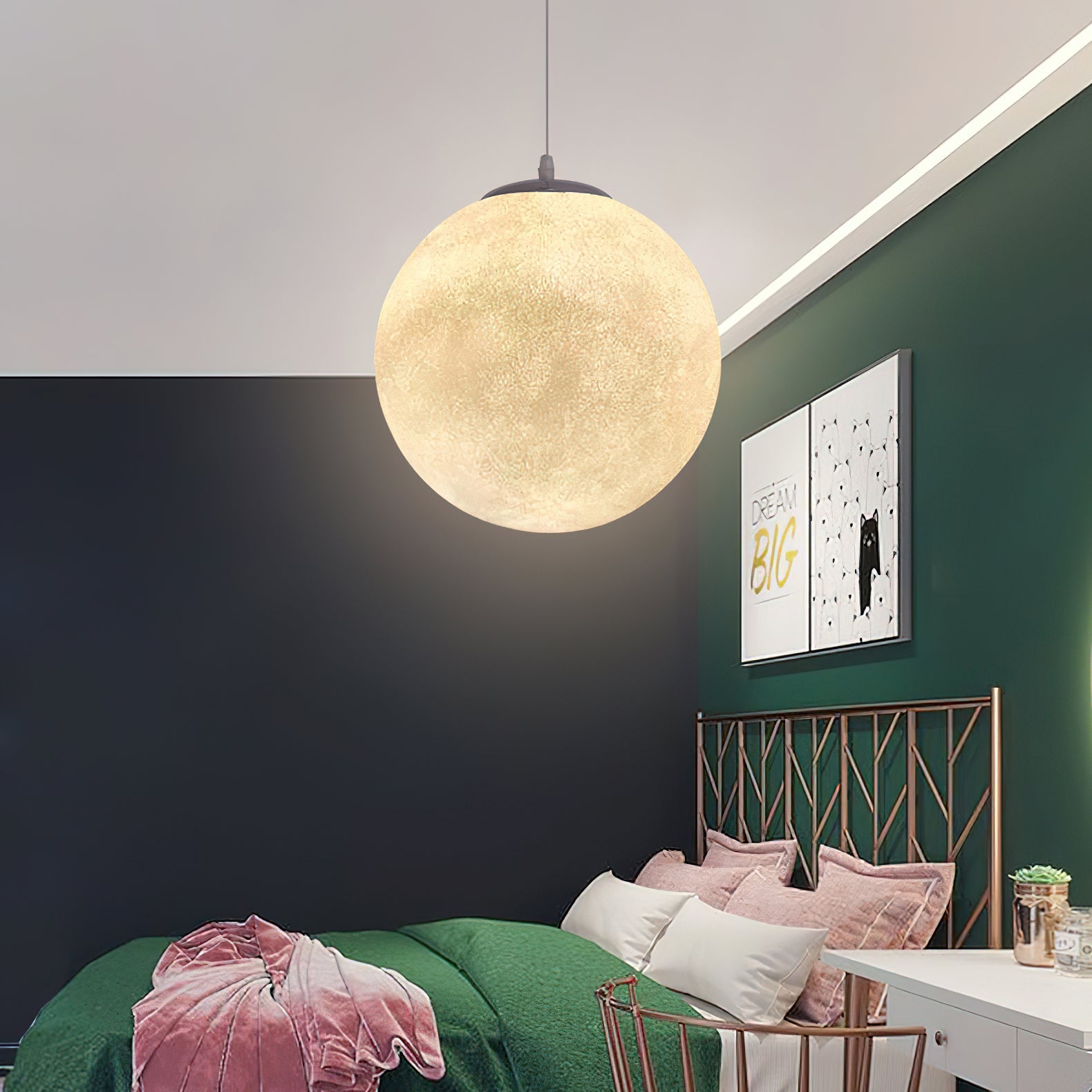 Suspension globe Mirronos