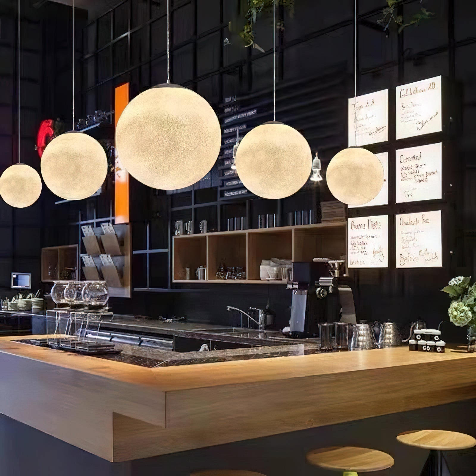 Suspension globe Mirronos