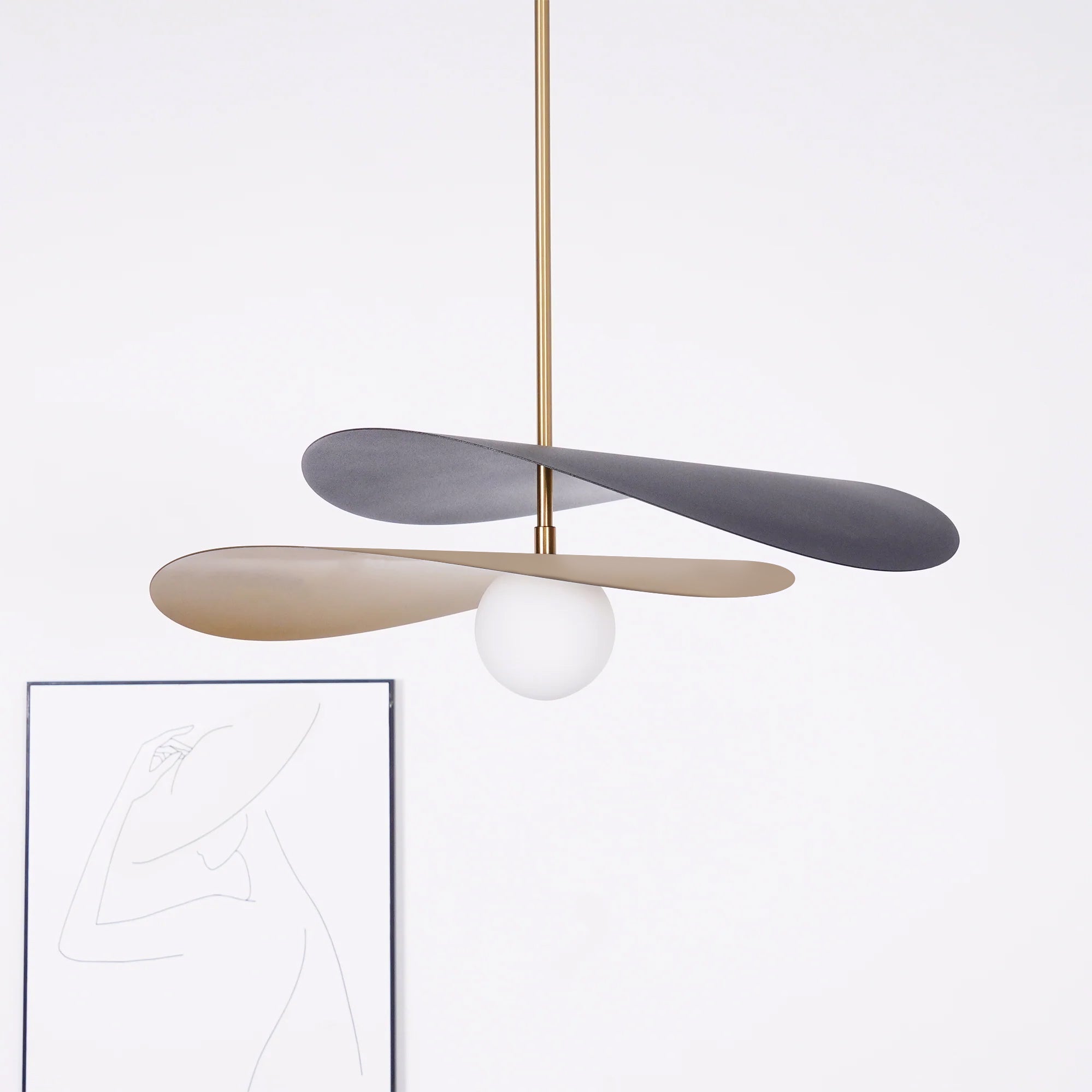 Suspension sculpturale Veionlune