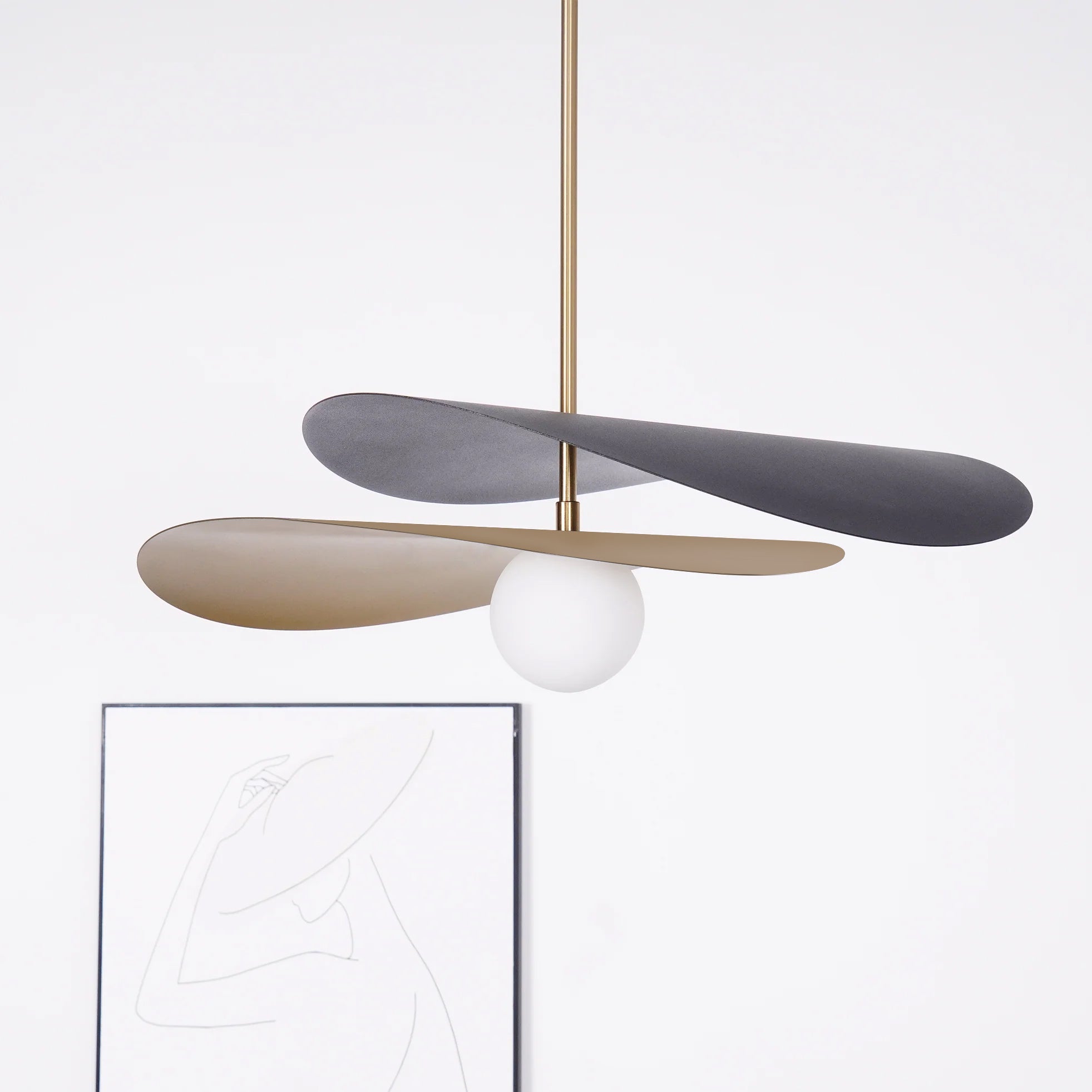 Suspension sculpturale Veionlune