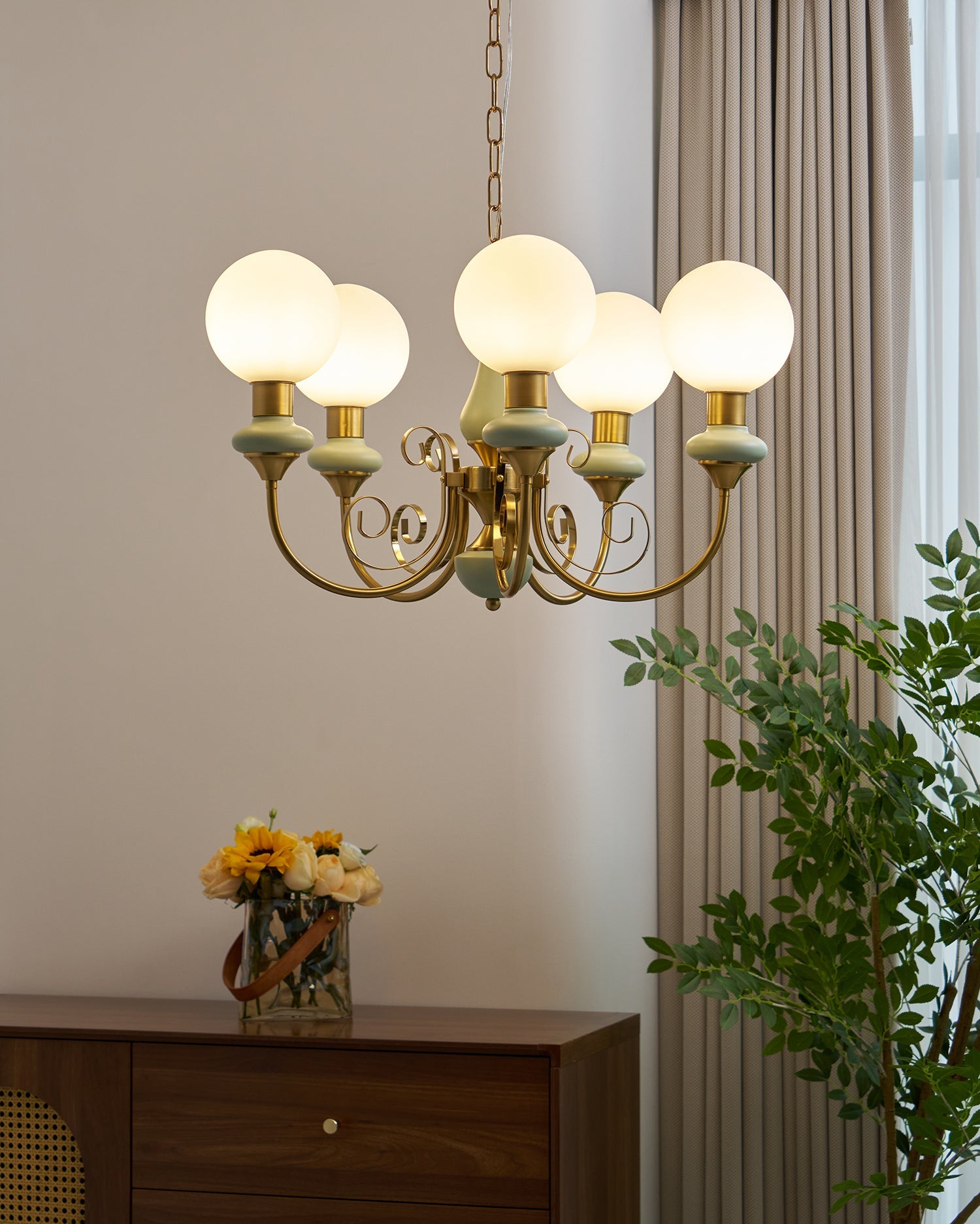 Lustre globe Olonico
