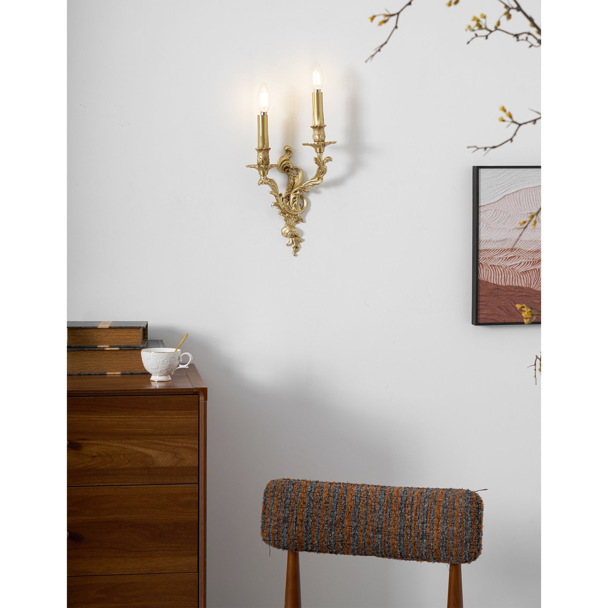 Applique murale rococo Novalessa