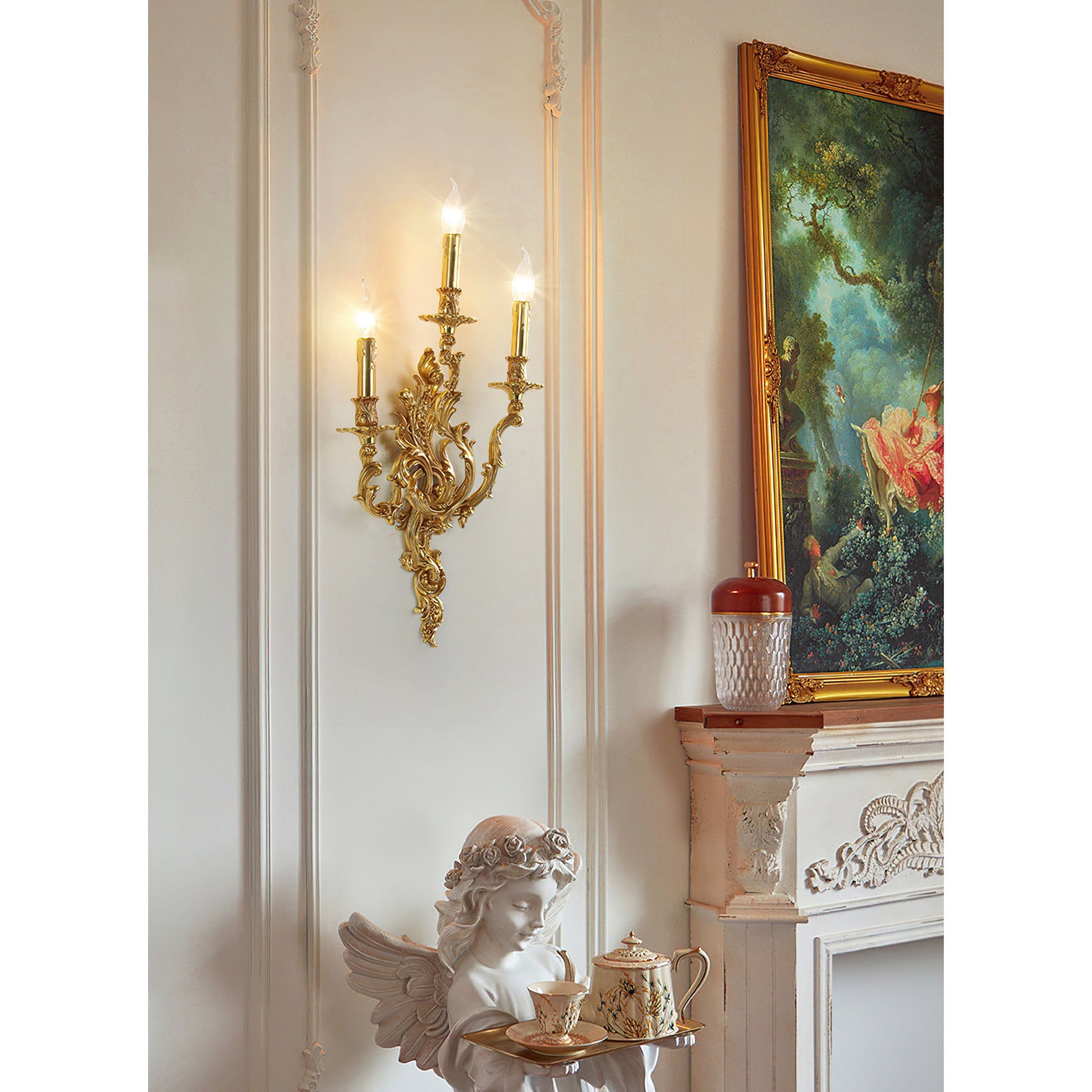 Applique murale rococo Novalessa