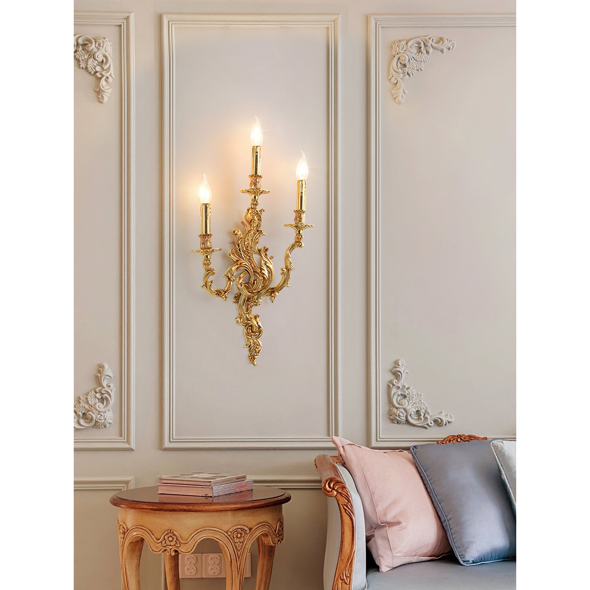 Applique murale rococo Novalessa