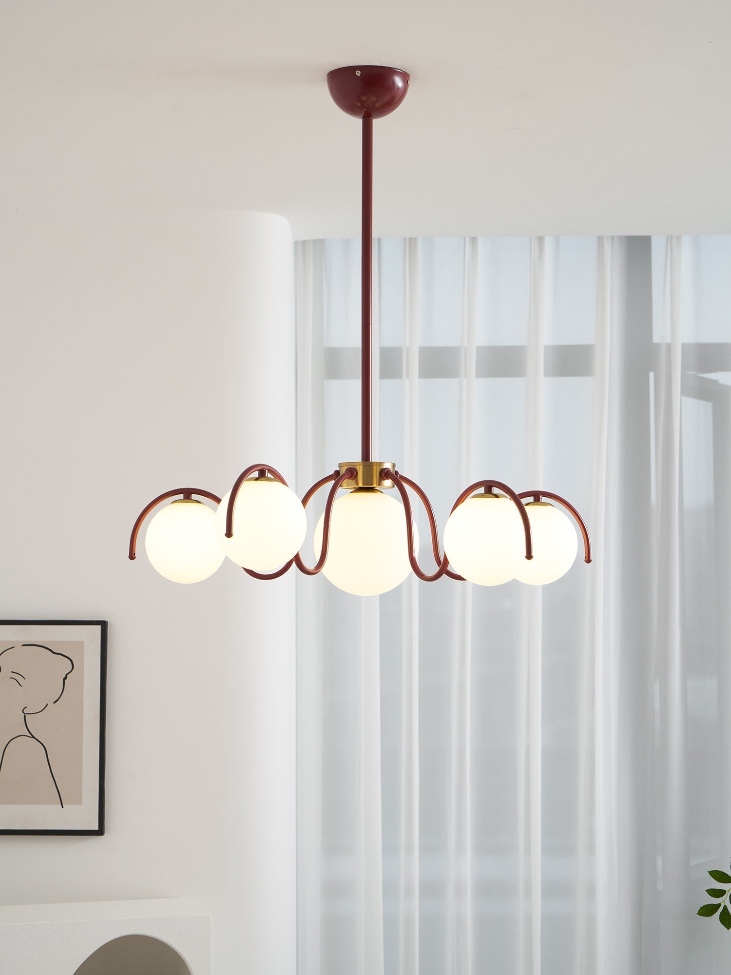 Lustre sculptural Avaimo